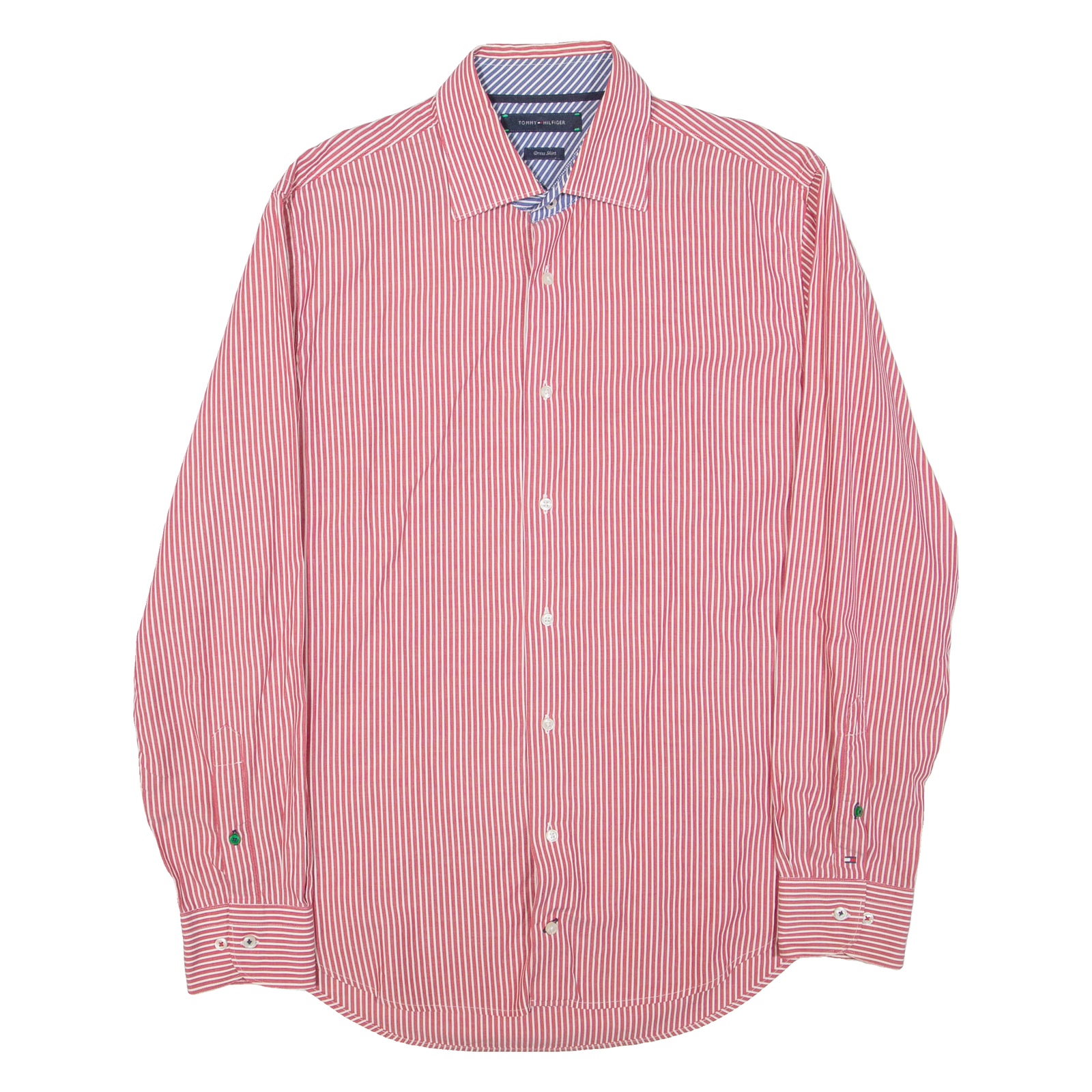 Buy TOMMY HILFIGER Dress Shirt Mens Shirt Red Striped Long Sleeve L Refurbished - $31.19 TOMMY HILFIGER Dress Shirt Mens Shirt Red Striped Long Sleeve L Refurbished - N/A refurbished available on Cerqular