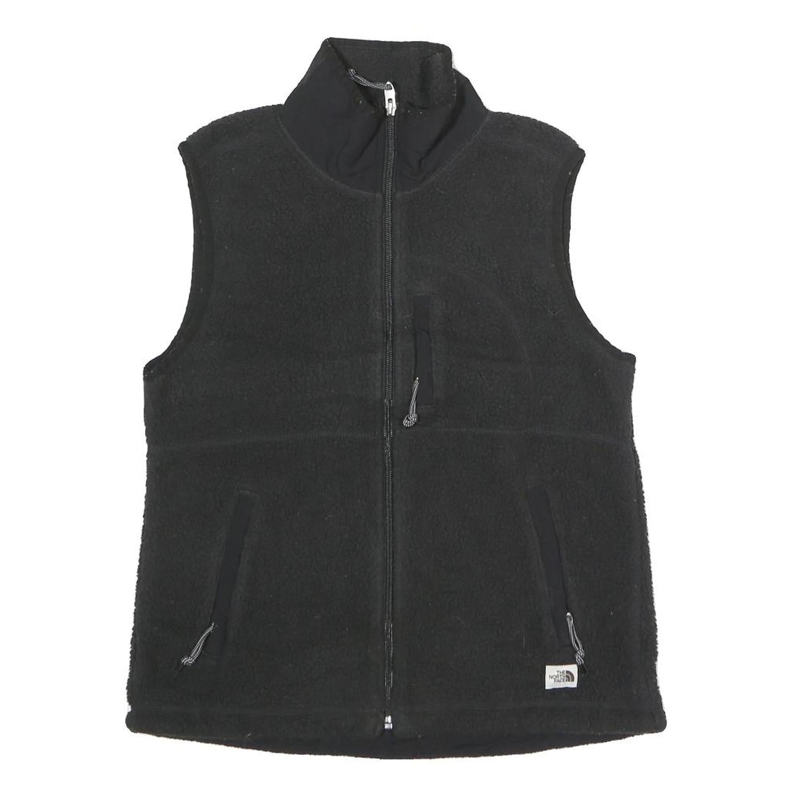 THE NORTH FACE Womens Black Zip Jacket S Polyester Fleece Outdoor Warm Vest Refurbished - N/A refurbished available on Cerqular