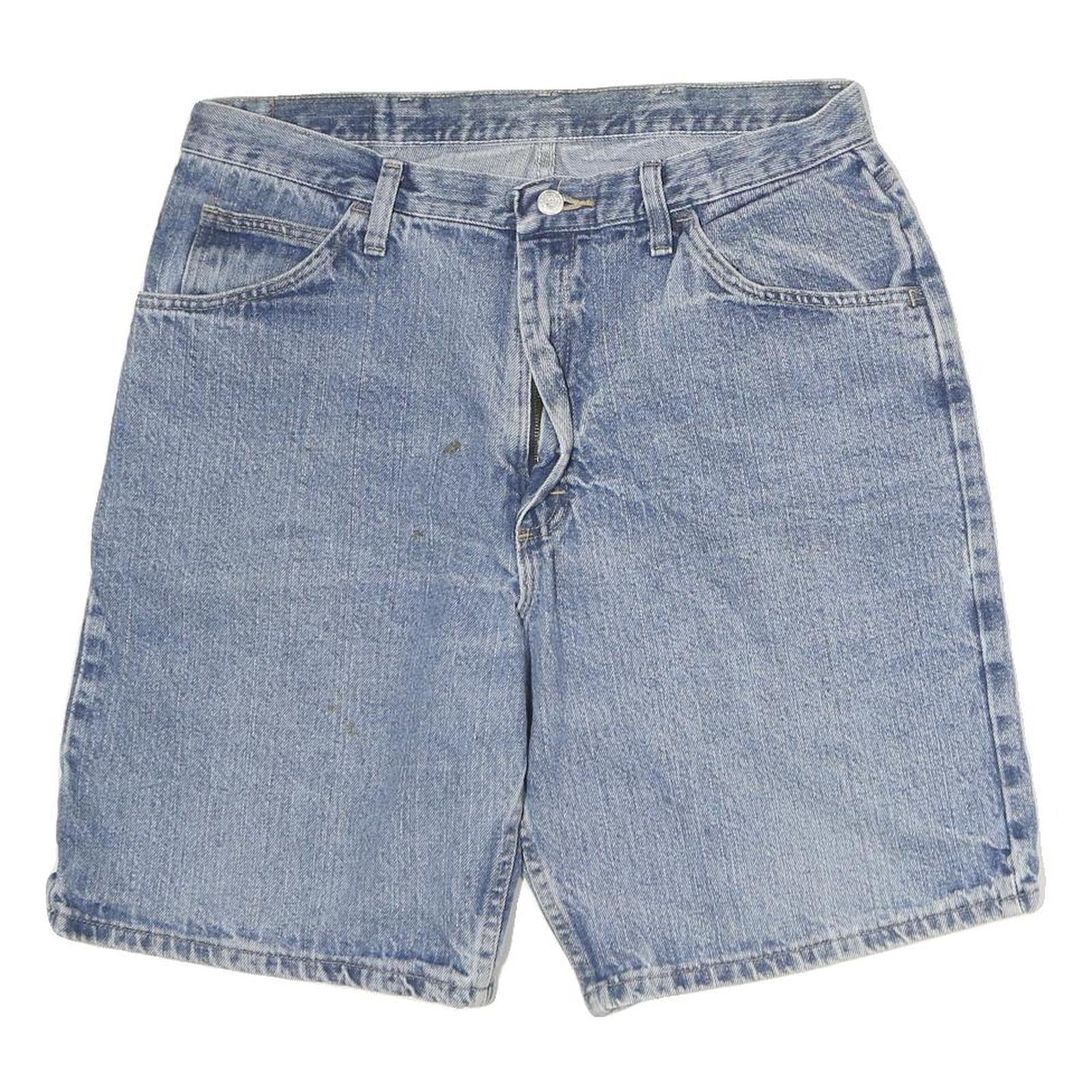 WRANGLER Mens Denim Blue Shorts XL W36 Classic Cotton Casual Summer Wear Refurbished - N/A refurbished available on Cerqular