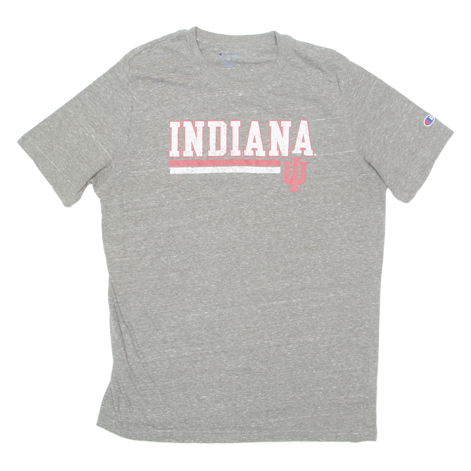 CHAMPION Indiana Mens T-Shirt Grey USA XL Refurbished - N/A refurbished available on Cerqular