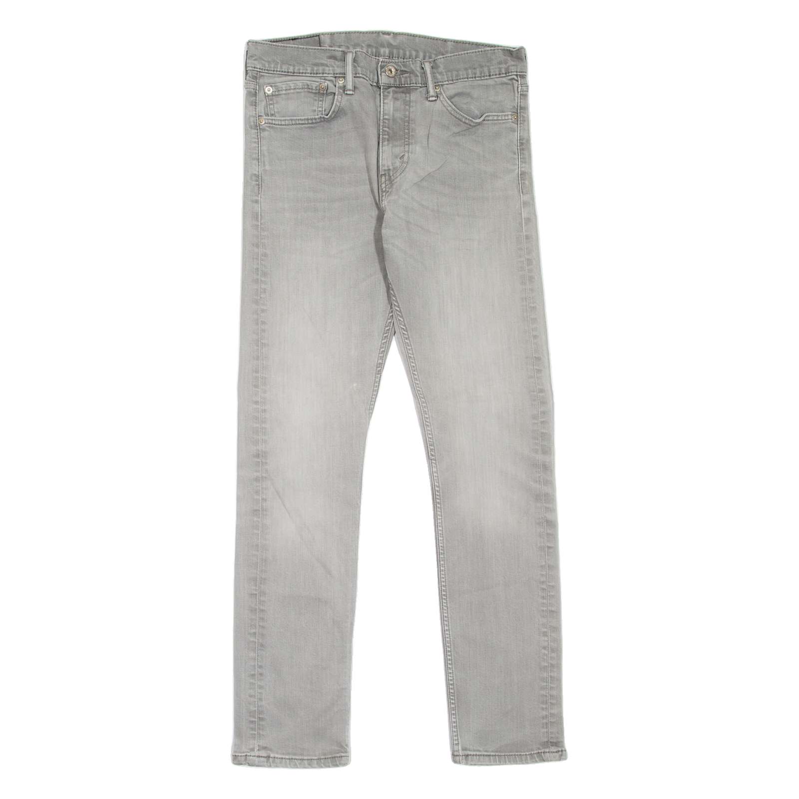 LEVI'S Mens Jeans Grey Slim Skinny Stone Wash W31 L32 Refurbished - N/A refurbished available on Cerqular