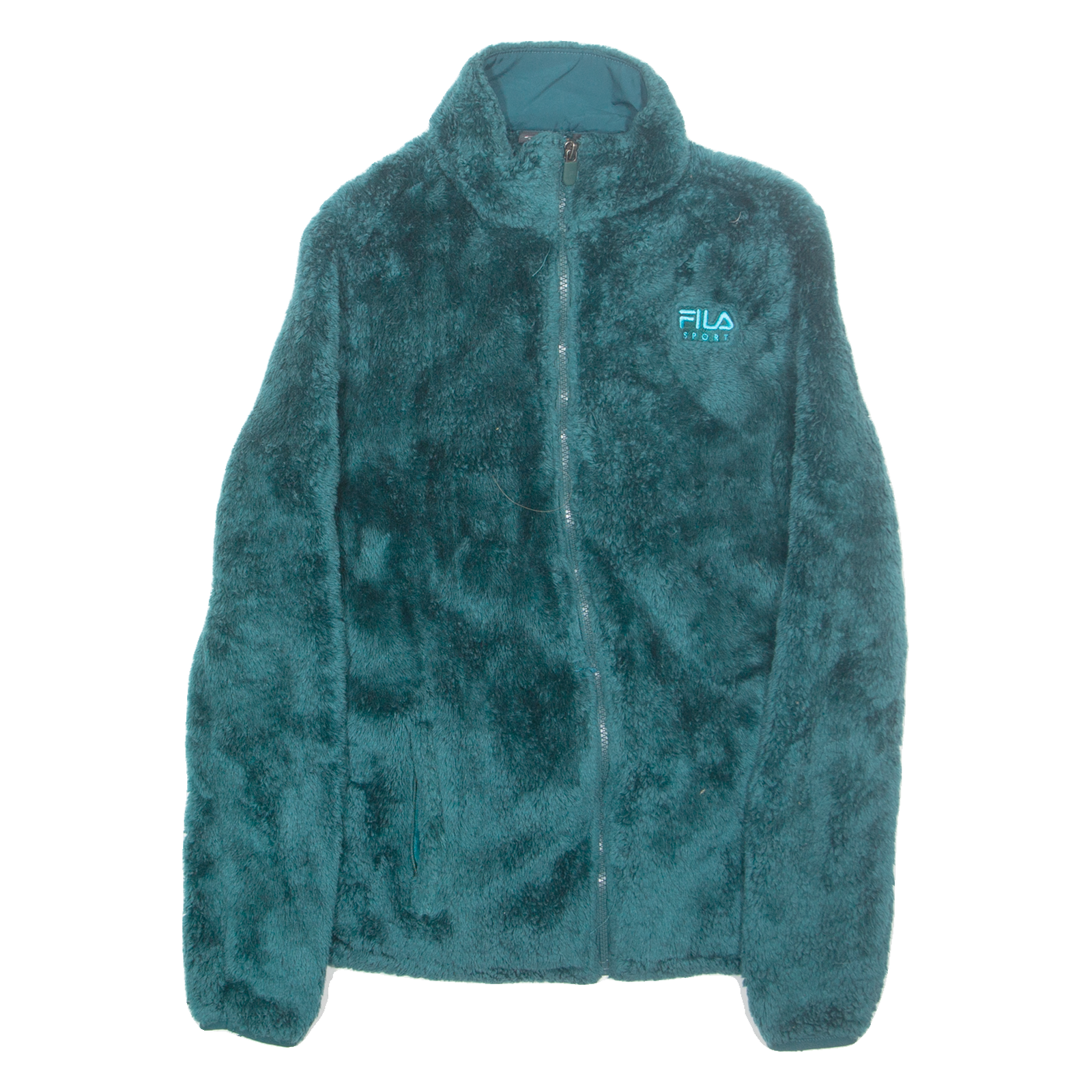 FILA Womens Fleece Jacket Green M Refurbished - N/A refurbished available on Cerqular