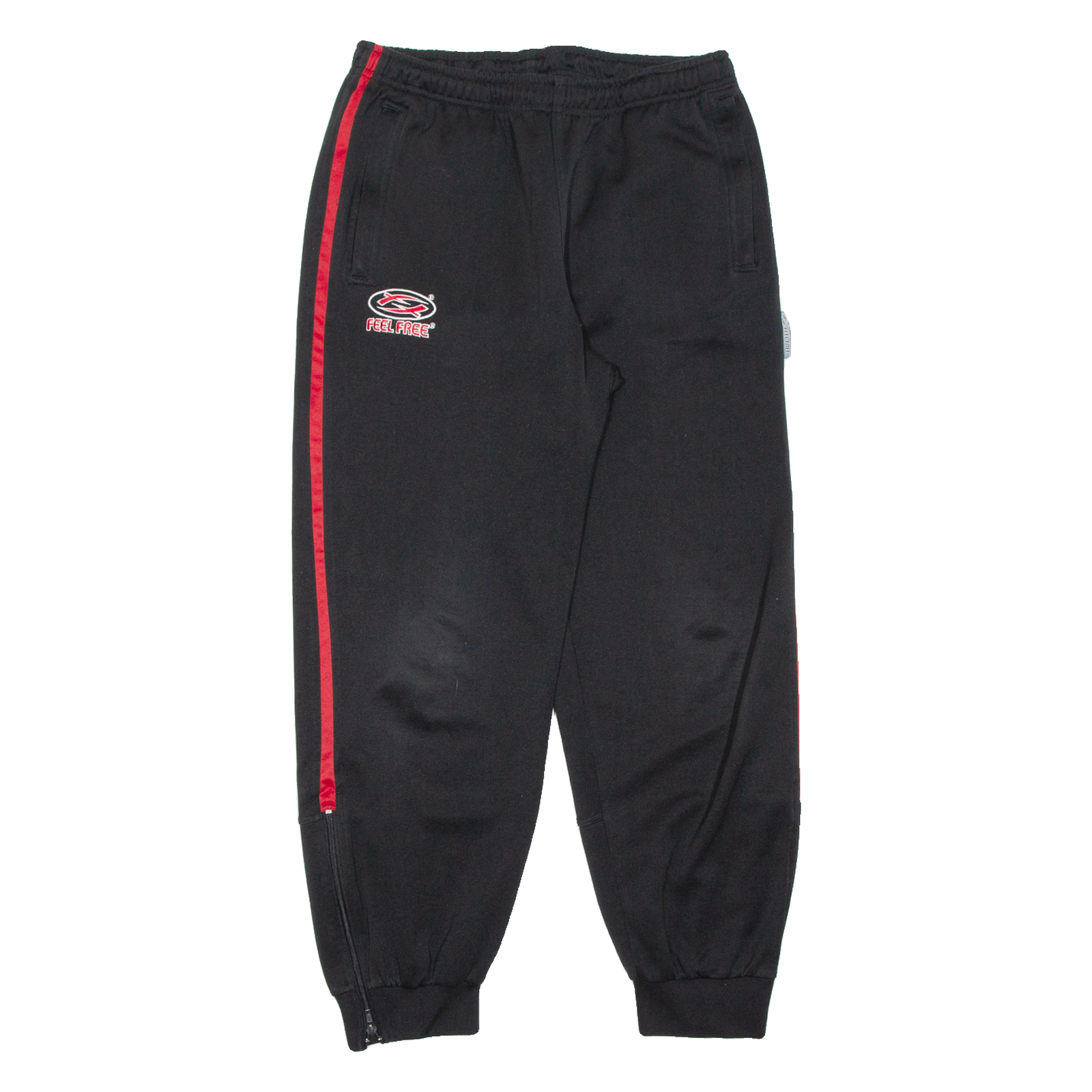 FEEL FREE Mens Joggers Black Tapered S W30 L29 Refurbished - N/A refurbished available on Cerqular
