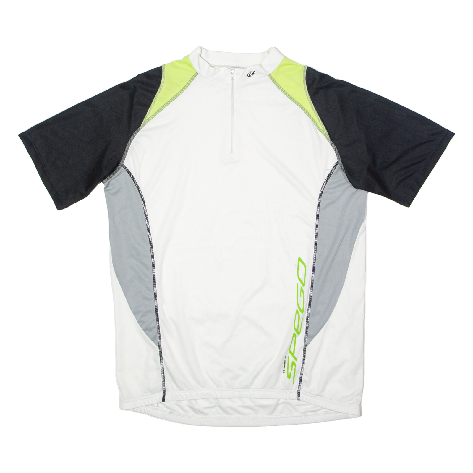 GO SPORT Cycling Mens Jersey White 1/4 Zip 2XL Refurbished - N/A refurbished available on Cerqular