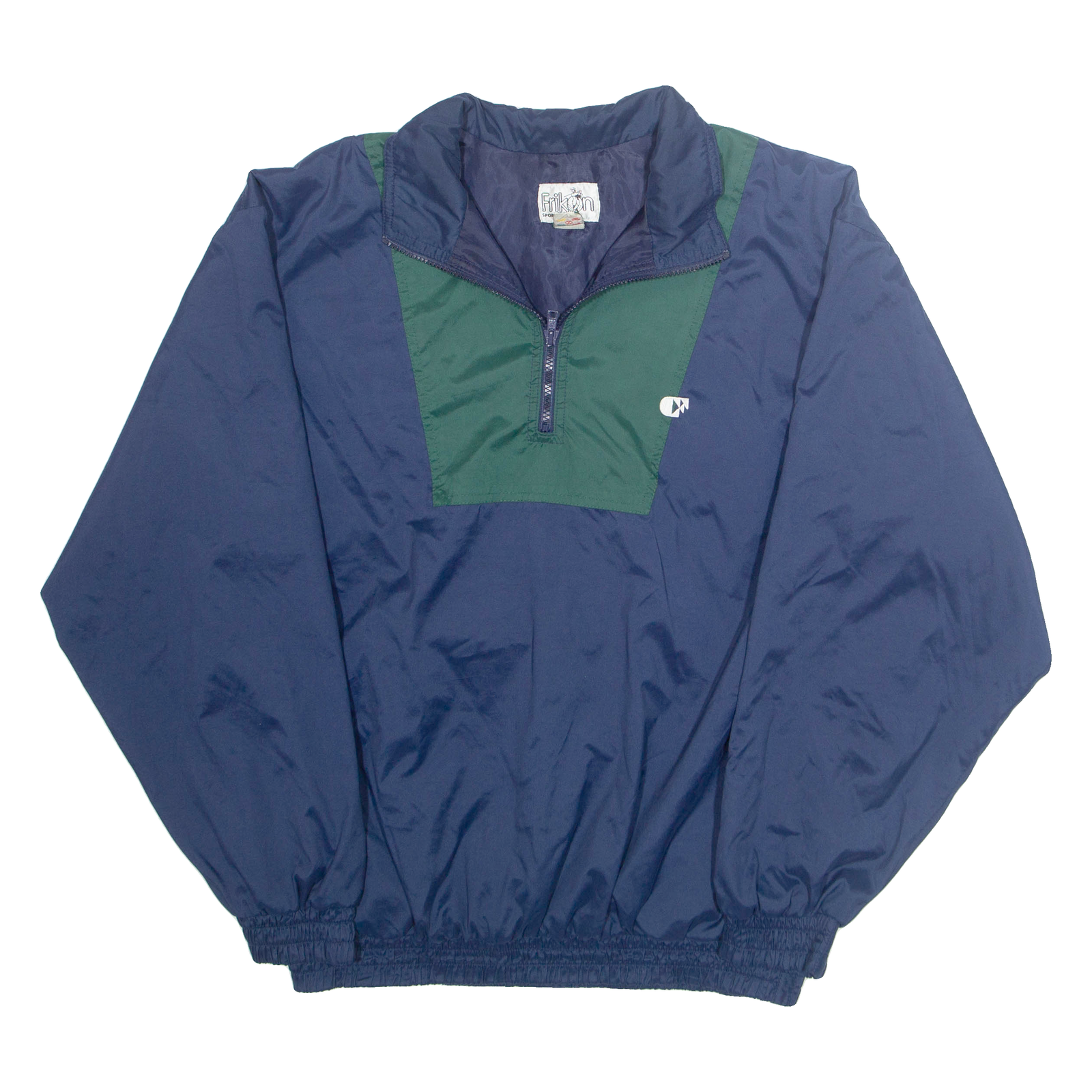 FRIKON Mens Pullover Jacket Blue L Refurbished - N/A refurbished available on Cerqular
