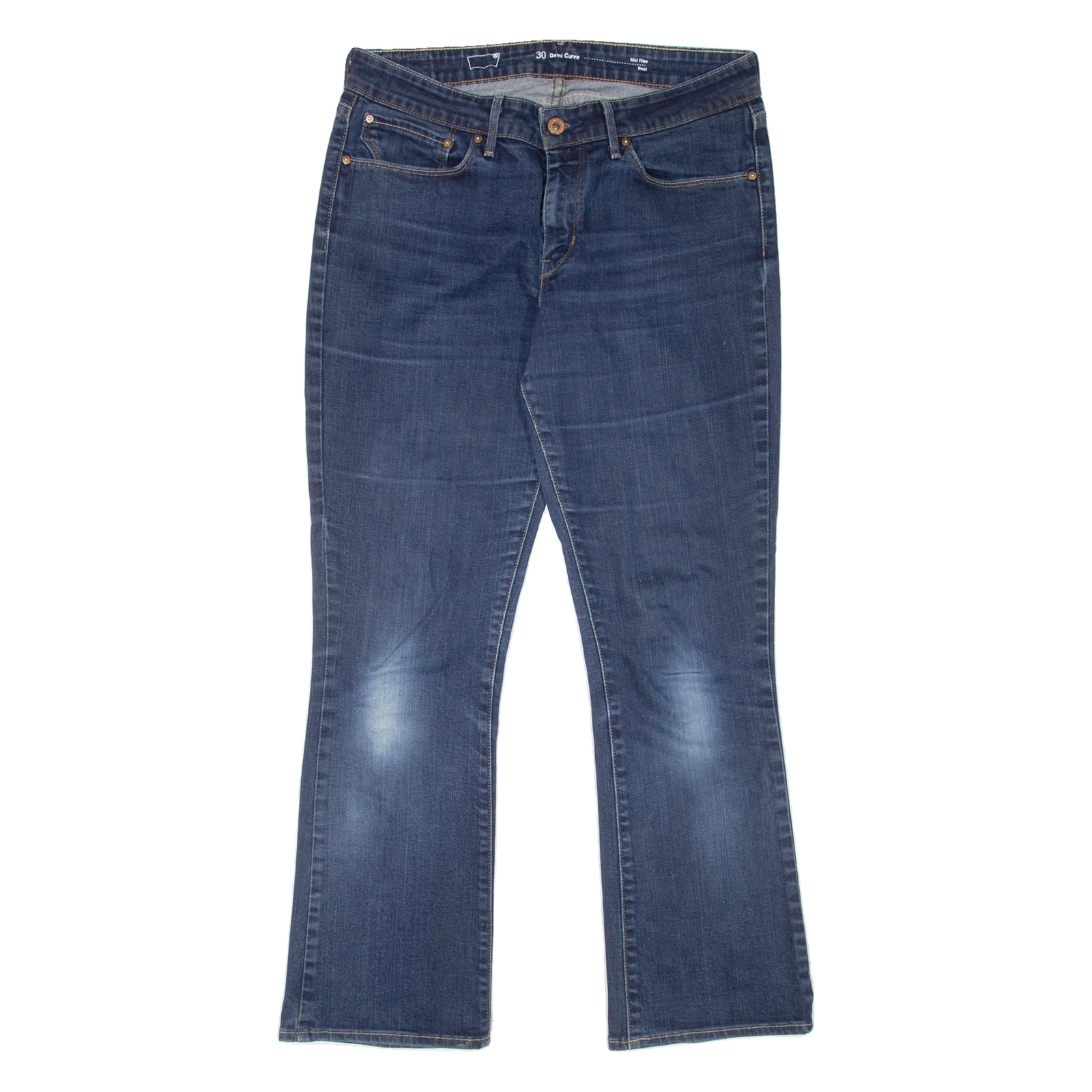 LEVI'S Mid Rise Womens Jeans Blue Regular Bootcut W30 L27 Refurbished - N/A refurbished available on Cerqular