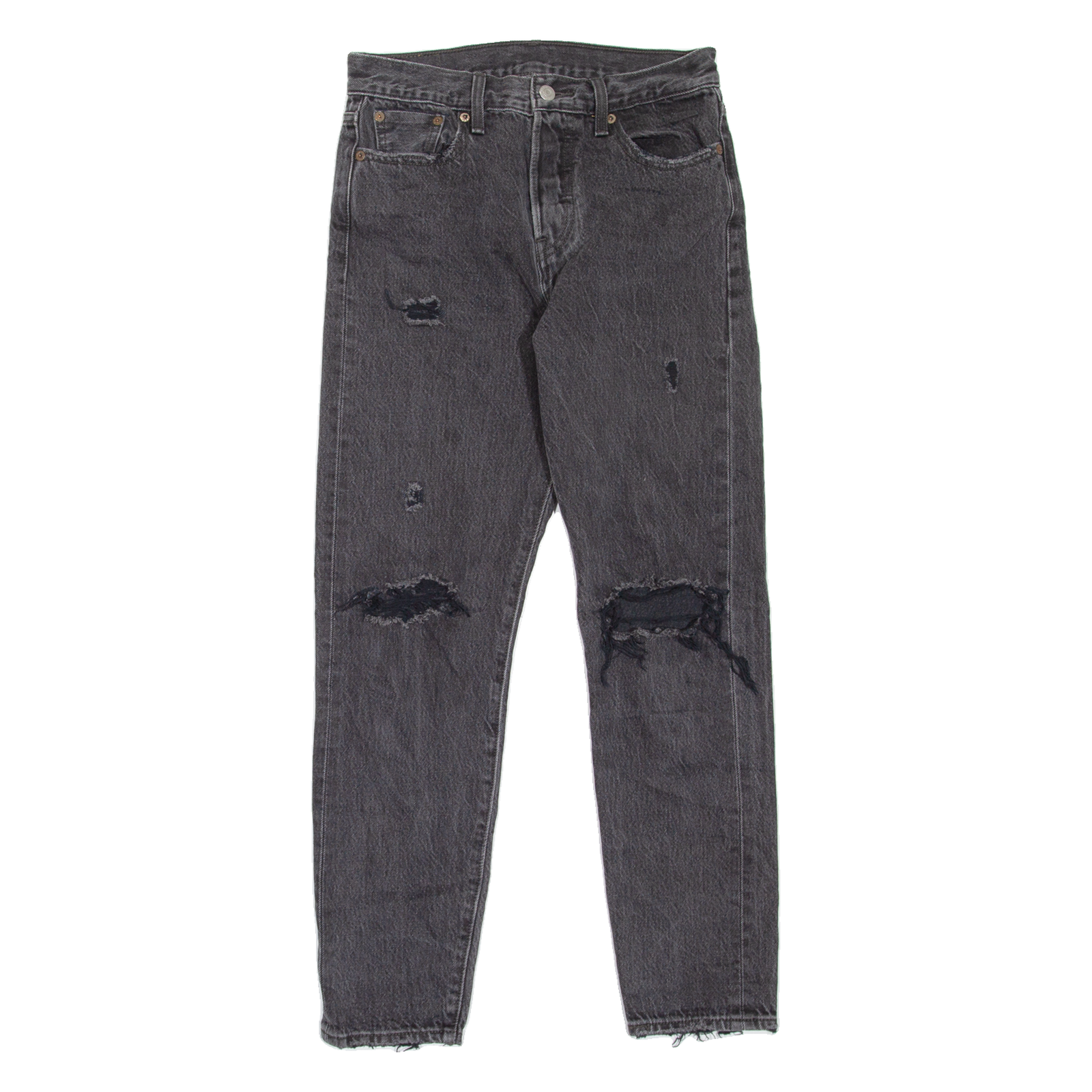 LEVI'S Distressed Womens Jeans Grey Slim Skinny W26 L28 Refurbished - N/A refurbished available on Cerqular