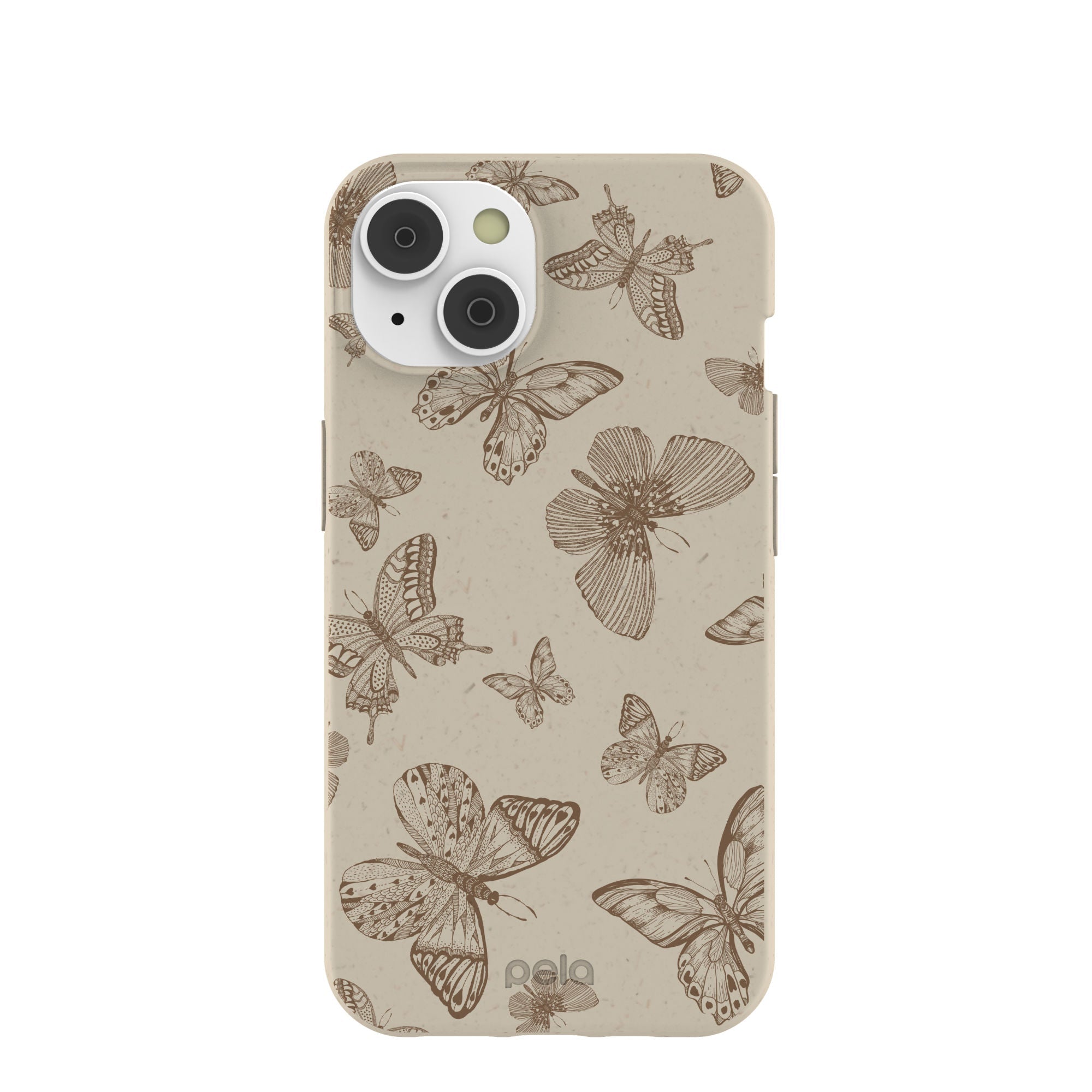 London Fog Delicate Flutters iPhone 14/16e Case Refurbished - Pela Case refurbished available on Cerqular