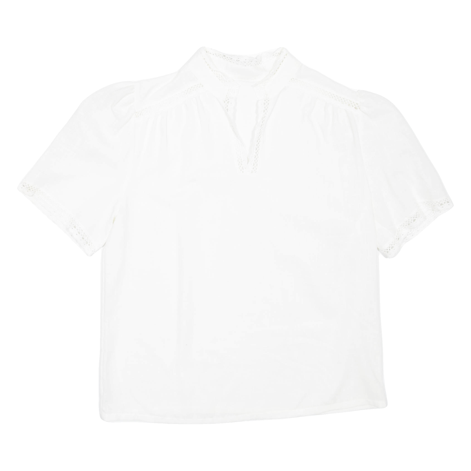 Womens Top White V-Neck M Refurbished - N/A refurbished available on Cerqular