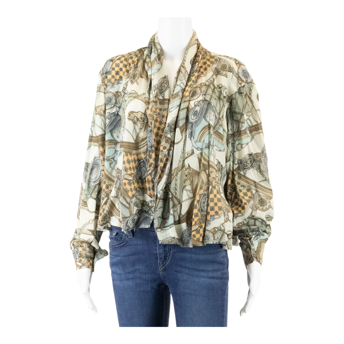 Buy GABRIEL Womens Kimono Blouse Beige Long Sleeve Crazy Pattern M Refurbished - $16.89 GABRIEL Womens Kimono Blouse Beige Long Sleeve Crazy Pattern M Refurbished - N/A refurbished available on Cerqular