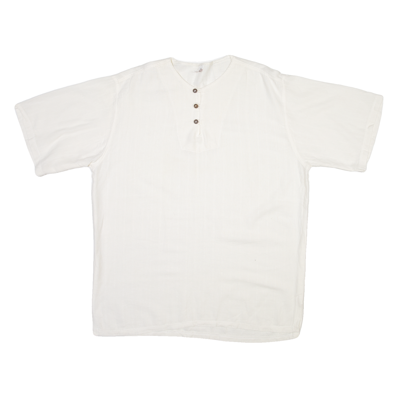 ESTILO RUSTICO Mens Plain Shirt White L Refurbished - N/A refurbished available on Cerqular