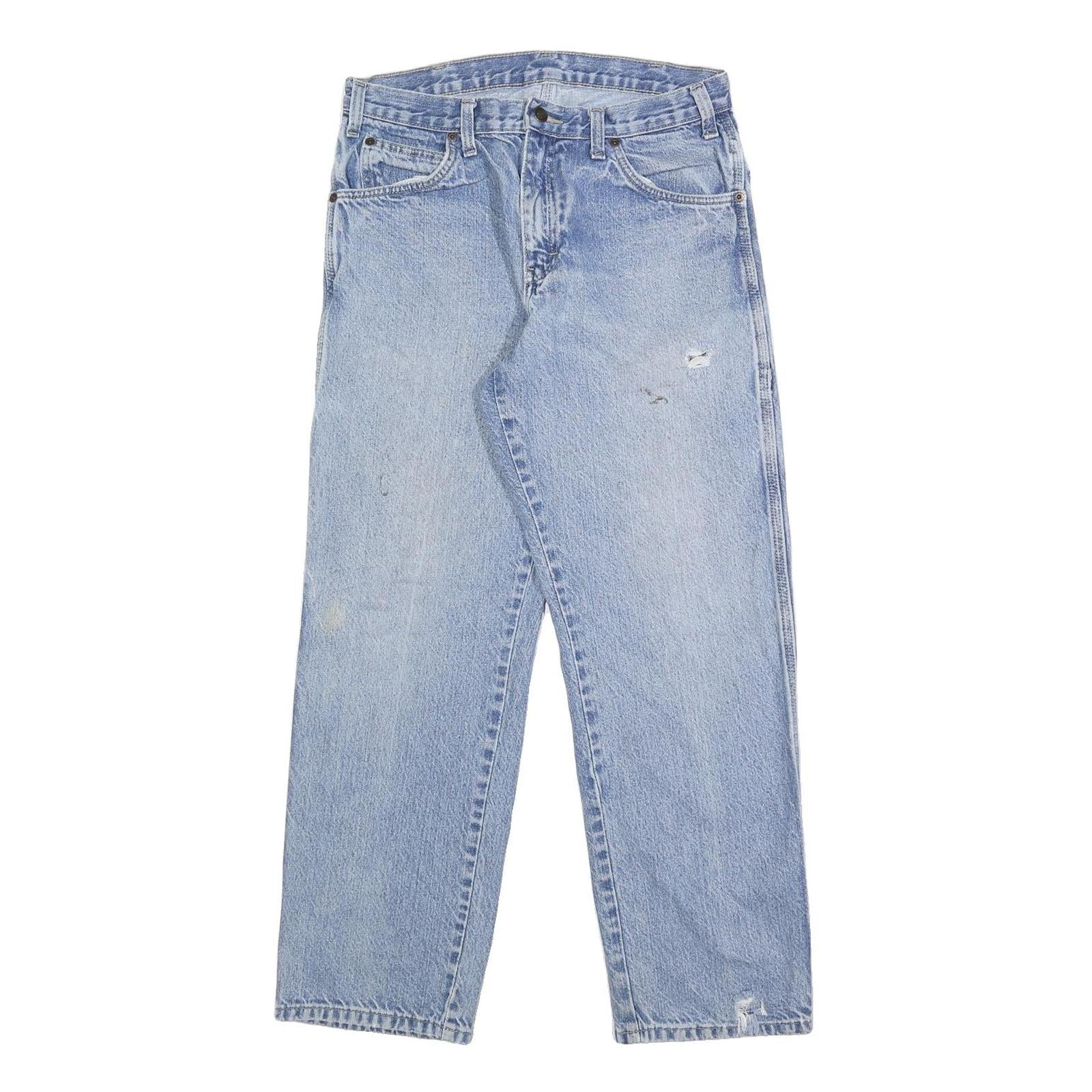 DICKIES Mens Jeans Blue Regular Straight Denim Medium W30 L28 Workwear Utility Refurbished - N/A refurbished available on Cerqular