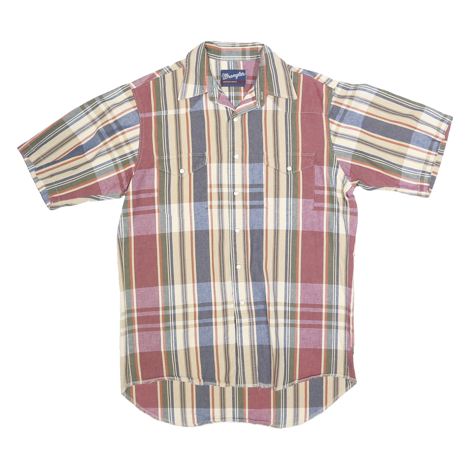 Buy WRANGLER Mens Beige & Red Cotton Shirt L Classic Western Short Sleeve Casual Refurbished - $24.69 WRANGLER Mens Beige & Red Cotton Shirt L Classic Western Short Sleeve Casual Refurbished - N/A refurbished available on Cerqular