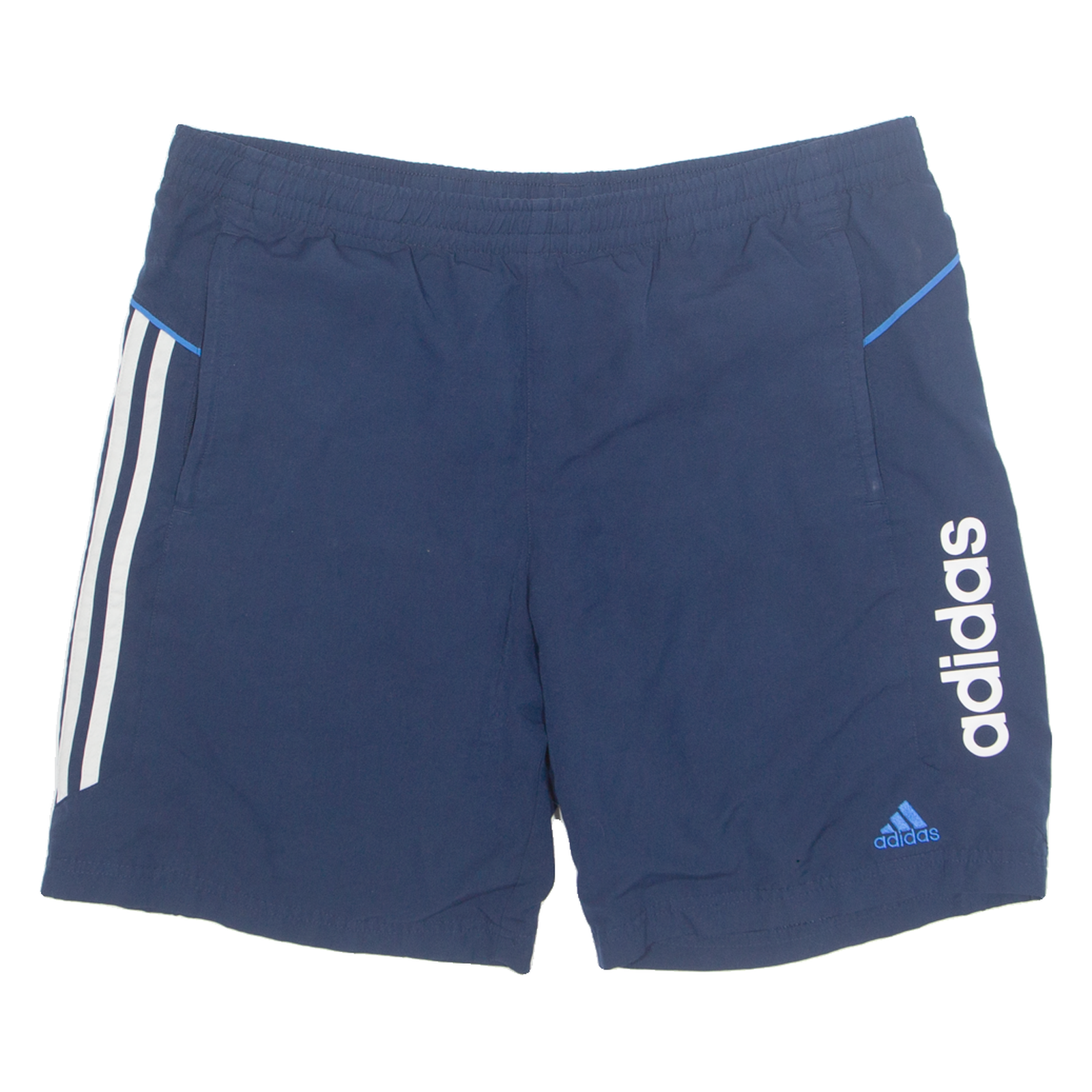 ADIDAS Mesh Lined Mens Swimming Shorts Blue Relaxed L W40 Refurbished - N/A refurbished available on Cerqular
