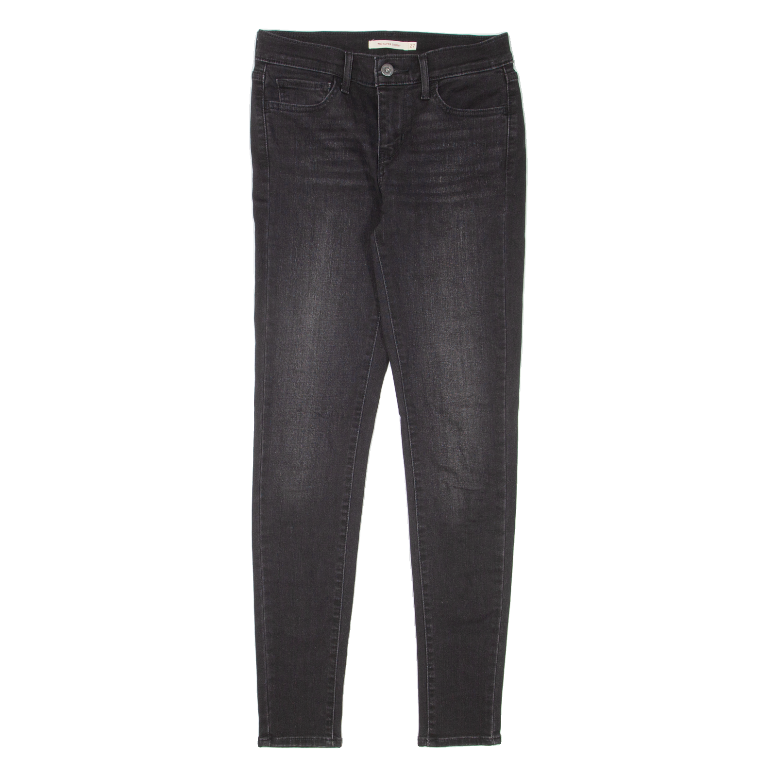LEVI'S 710 Womens Jeans Black Slim Skinny W27 L30 Refurbished - N/A refurbished available on Cerqular