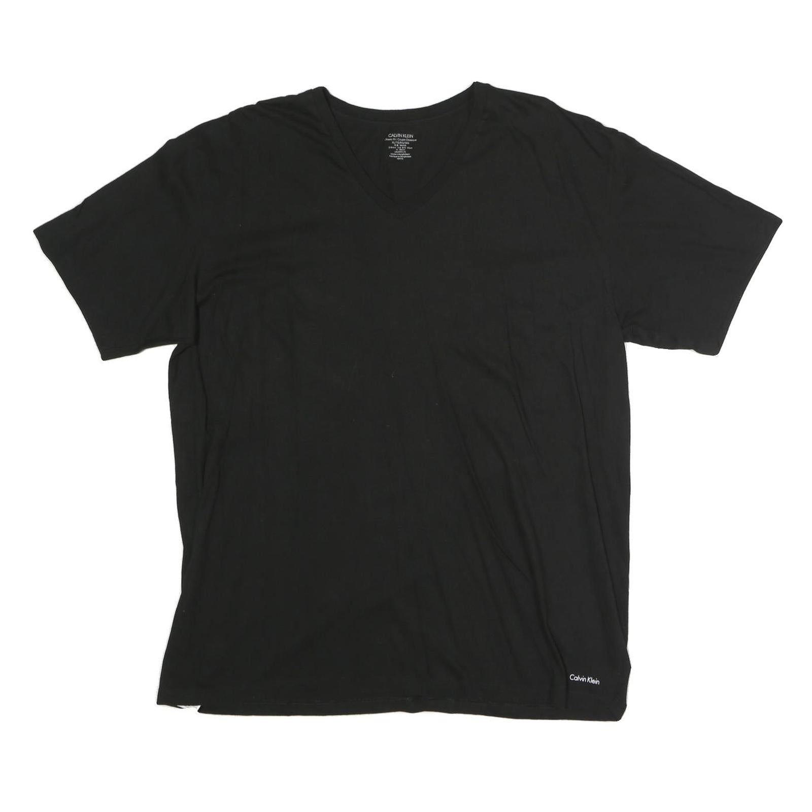 Buy CALVIN KLEIN Mens Black XL V-Neck T-Shirt Cotton Plain Short Sleeve Casual Refurbished - $20.79 CALVIN KLEIN Mens Black XL V-Neck T-Shirt Cotton Plain Short Sleeve Casual Refurbished - N/A refurbished available on Cerqular