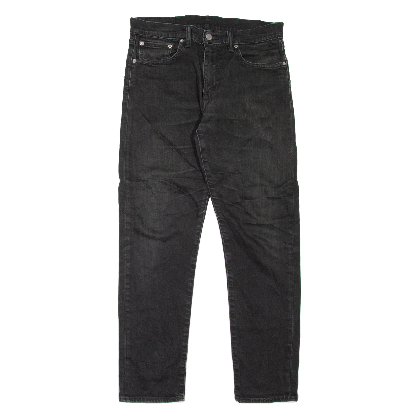 LEVI'S 502 Jeans Mens Black Regular Tapered W31 L32 Refurbished - N/A refurbished available on Cerqular