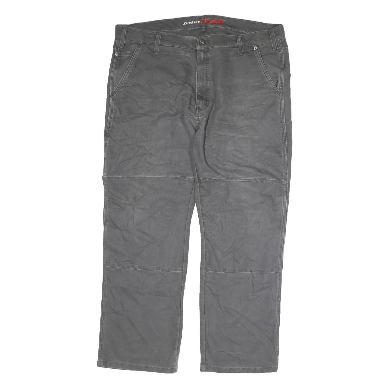 DICKIES Mens Regular Fit Grey Denim Jeans W40 L30 Workwear Durable Zip Refurbished - N/A refurbished available on Cerqular