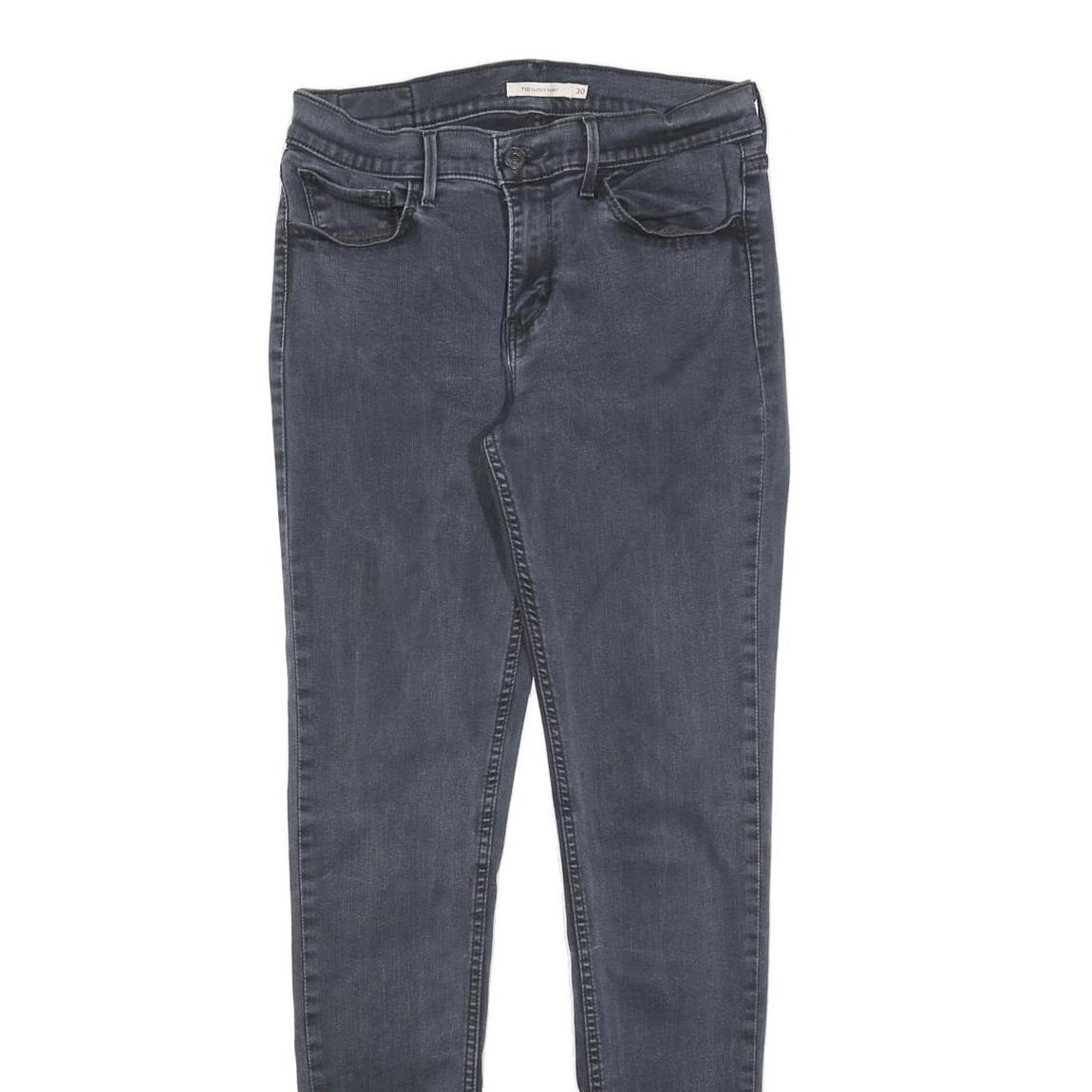 LEVI'S 710 Womens Slim Skinny Denim Dark Wash W30 L32 Stretch Cotton Jeans Refurbished - N/A refurbished available on Cerqular