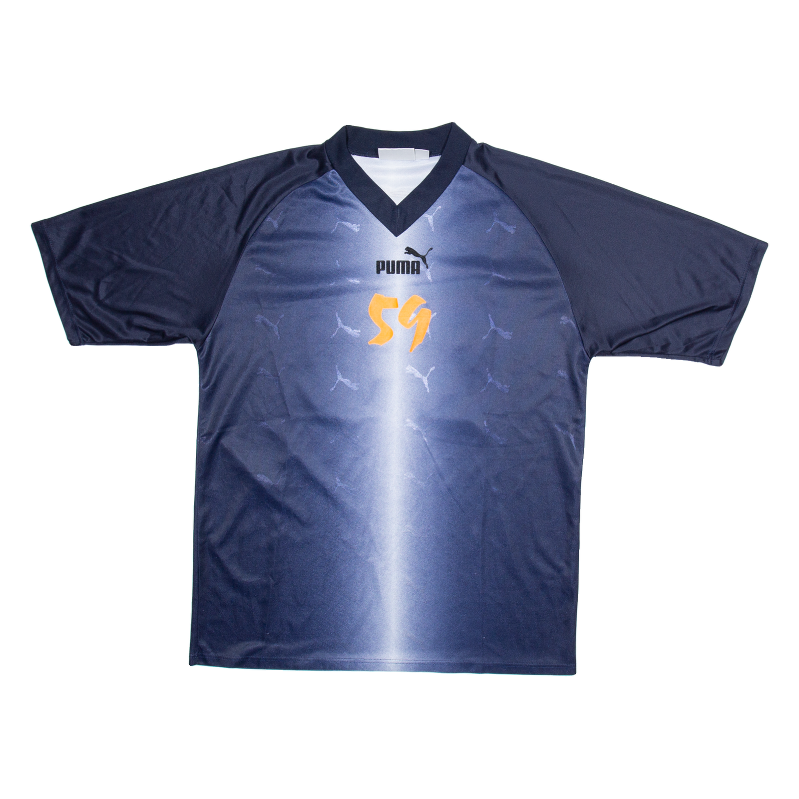 PUMA Mens T-Shirt Blue V-Neck L Refurbished - N/A refurbished available on Cerqular