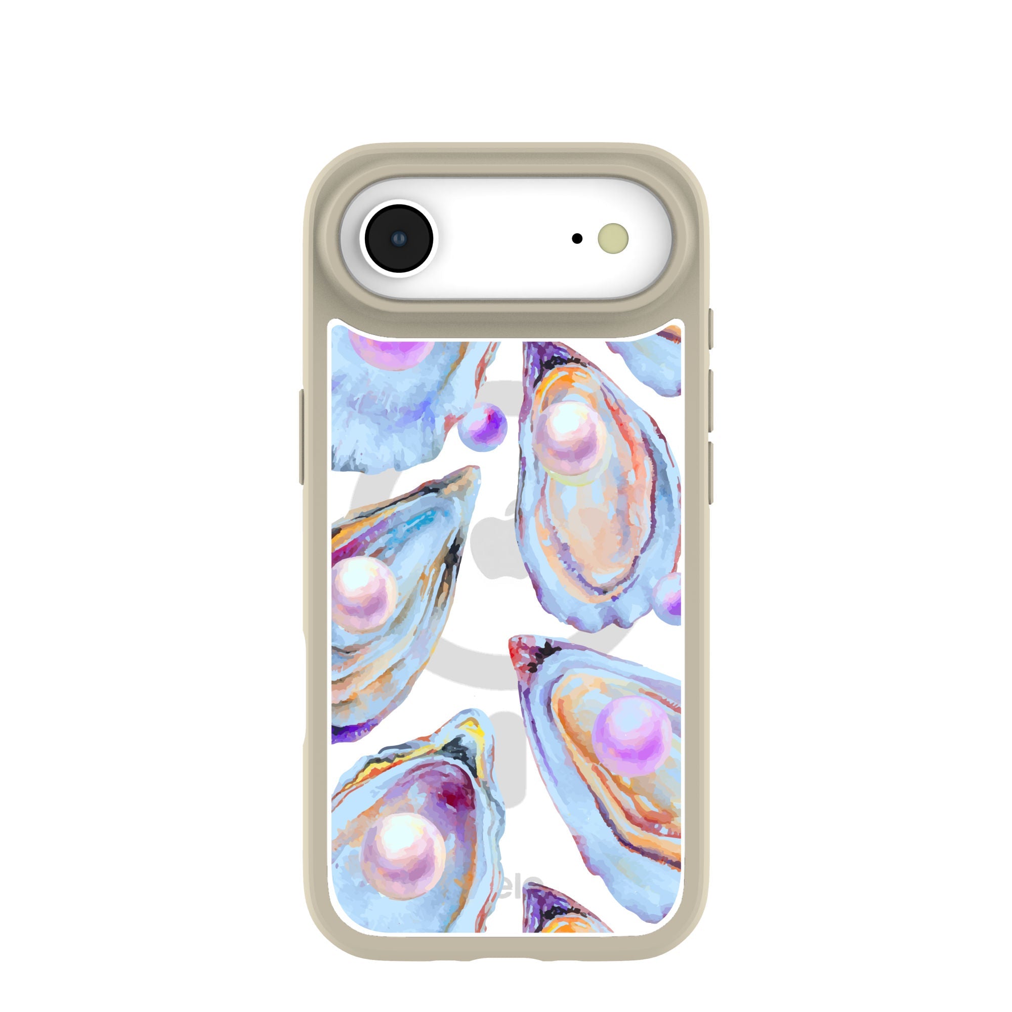 Clear Twilight Pearl iPhone Air Case With London Fog Ridge (MagSafe included) Refurbished - Pela Case refurbished available on Cerqular