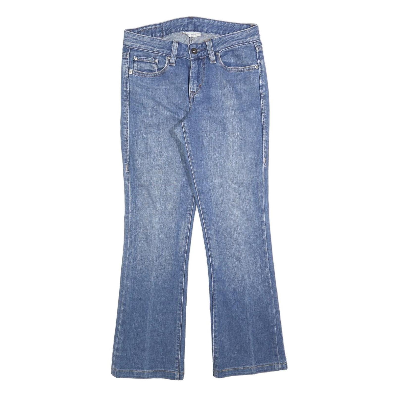 LEVI'S 553 Womens Jeans Blue Regular Bootcut Denim Medium W25 L26 Classic Fit Refurbished - N/A refurbished available on Cerqular