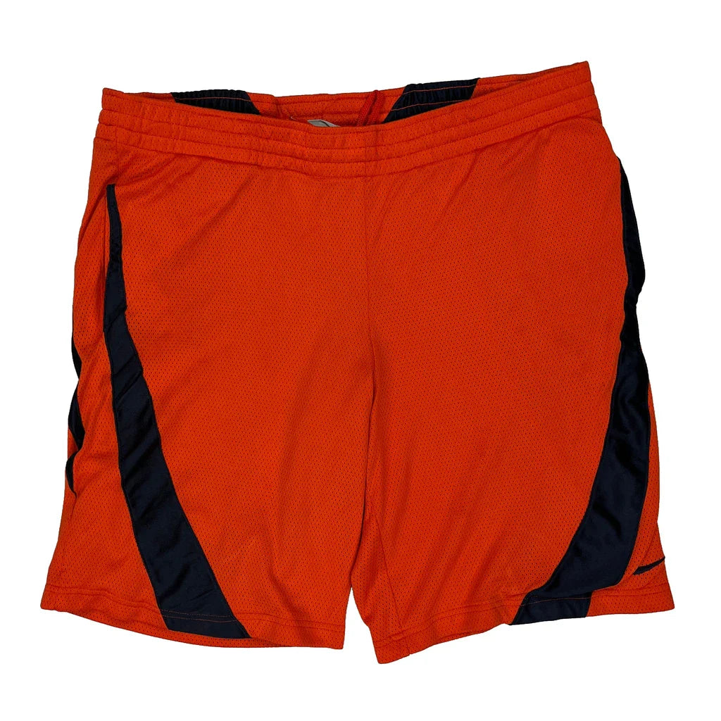 Buy Nike Sport Shorts - Large Orange Polyester Refurbished - $32.15 Nike Sport Shorts - Large Orange Polyester Refurbished - Thrifted (note: this is a term often used to describe second- refurbished available on Cerqular