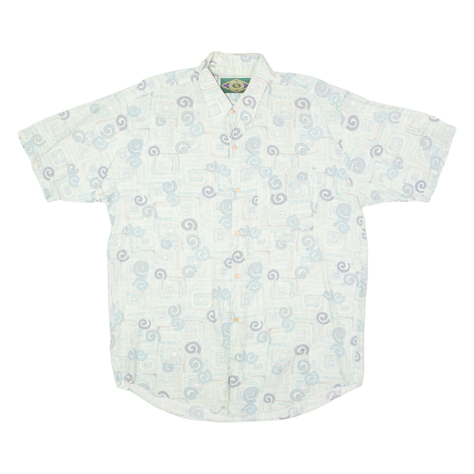 Buy GUY'S DIMPLE Mens Shirt Blue 90s Crazy Pattern XL Refurbished - $10.91 GUY'S DIMPLE Mens Shirt Blue 90s Crazy Pattern XL Refurbished - N/A refurbished available on Cerqular