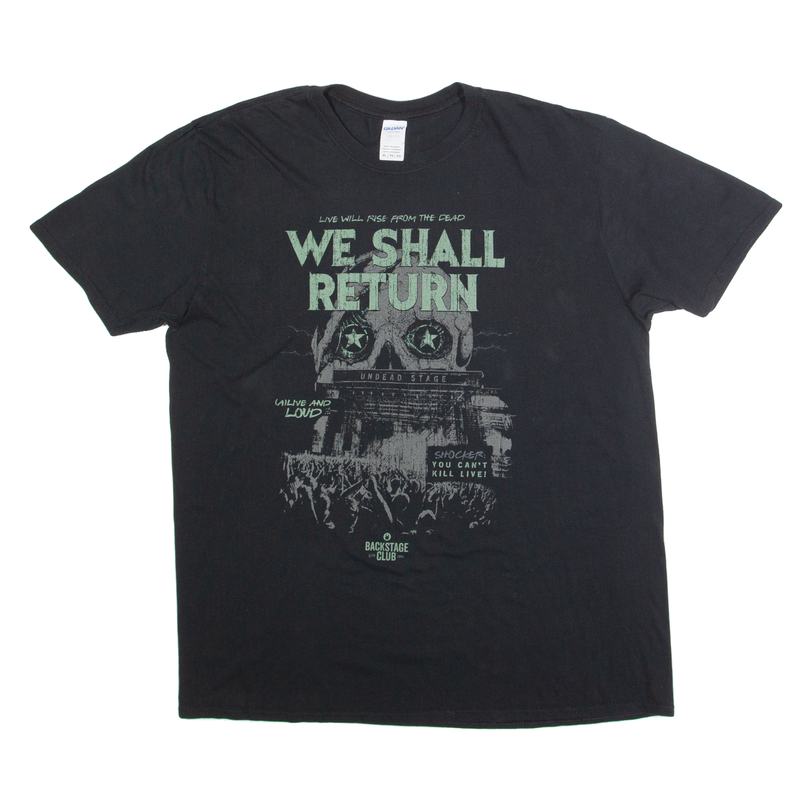 GILDAN We Shall Return Mens Band T-Shirt Black XL Refurbished - N/A refurbished available on Cerqular