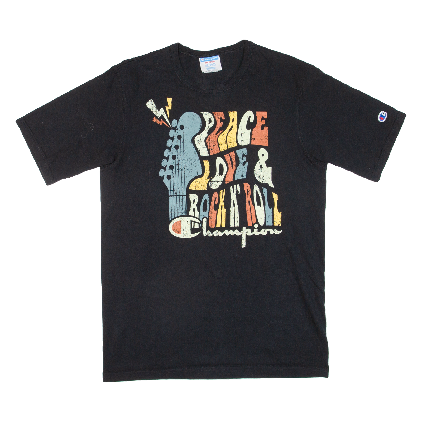 CHAMPION Mens T-Shirt Black M Refurbished - N/A refurbished available on Cerqular