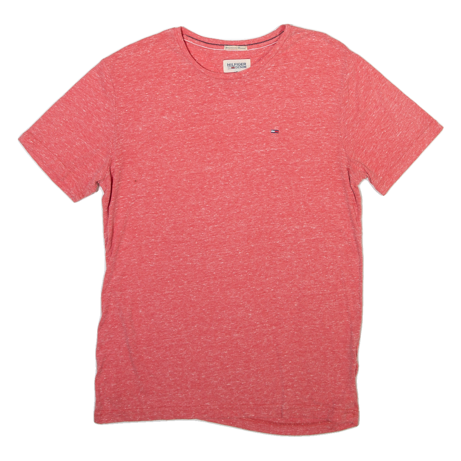 HILFIGER DENIM Mens T-Shirt Pink M Refurbished - N/A refurbished available on Cerqular
