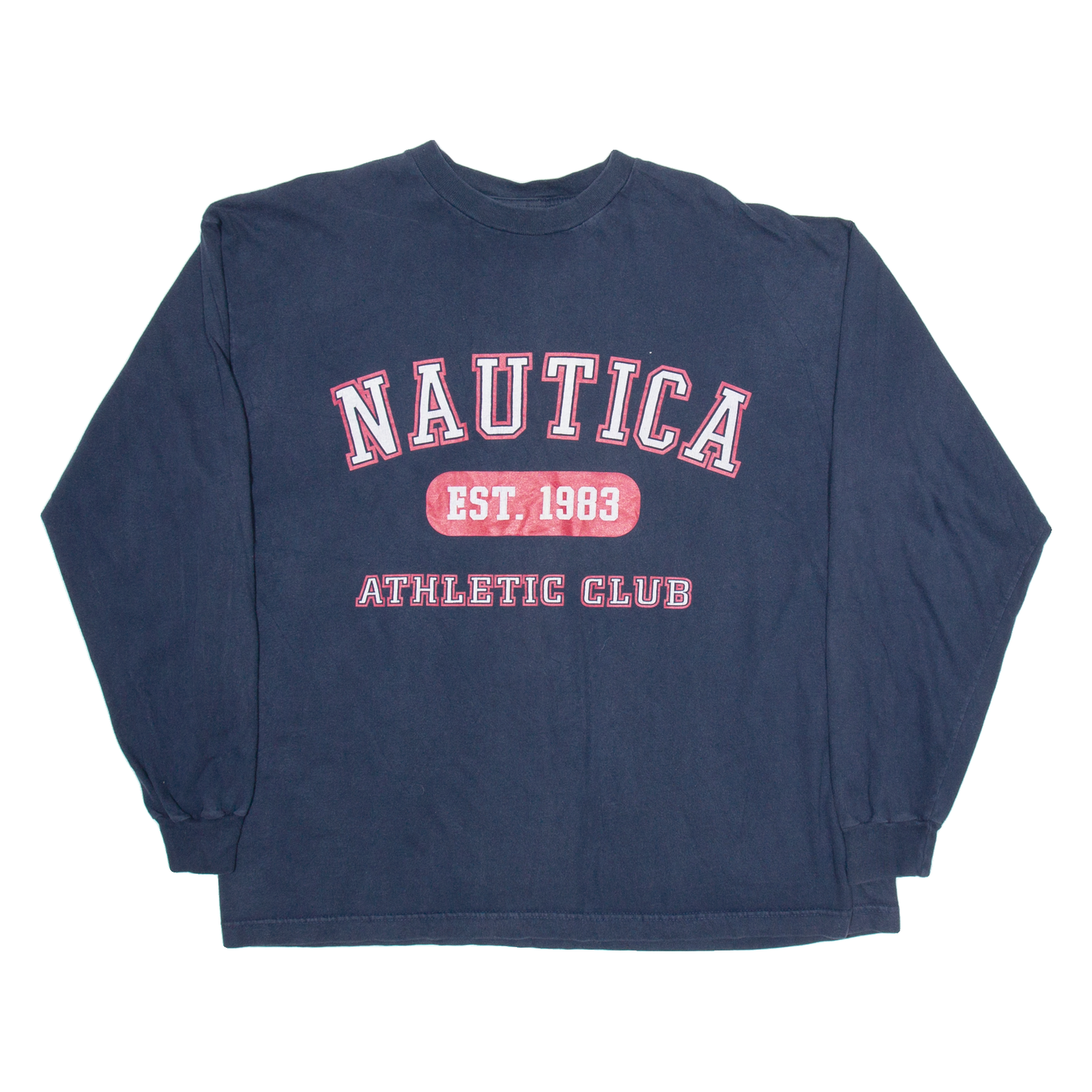 NAUTICA Mens T-Shirt Blue Long Sleeve XL Refurbished - N/A refurbished available on Cerqular