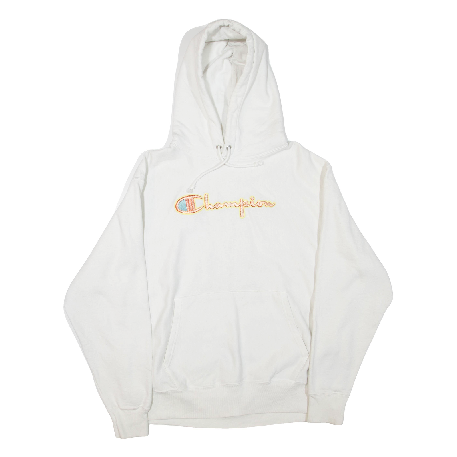 CHAMPION Mens White Hoodie L Refurbished - N/A refurbished available on Cerqular