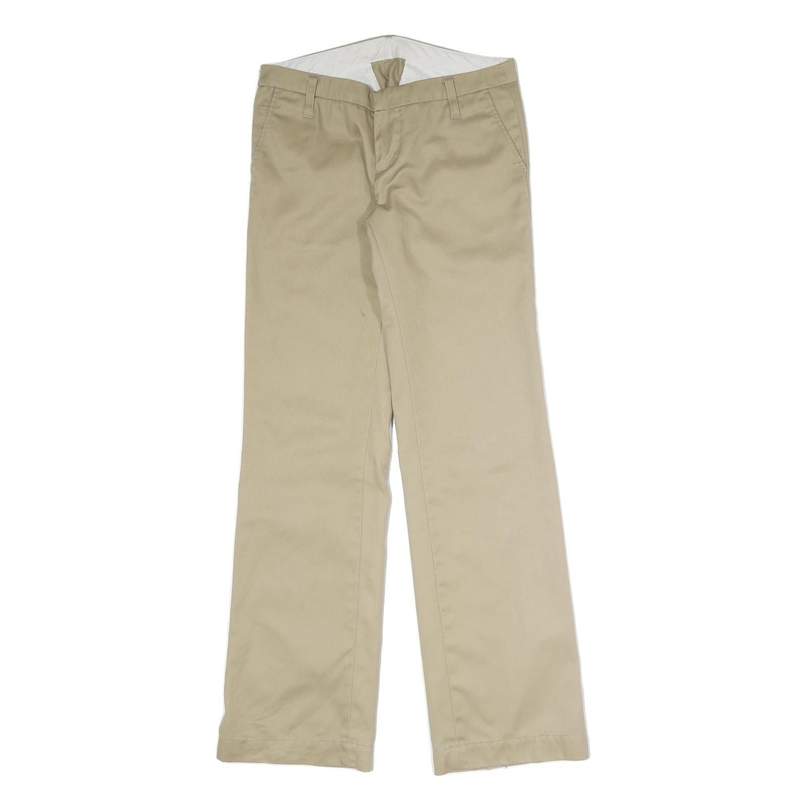 CARHARTT Womens Cotton Blend Beige Relaxed Straight Trousers W31 L32 Casual Refurbished - N/A refurbished available on Cerqular