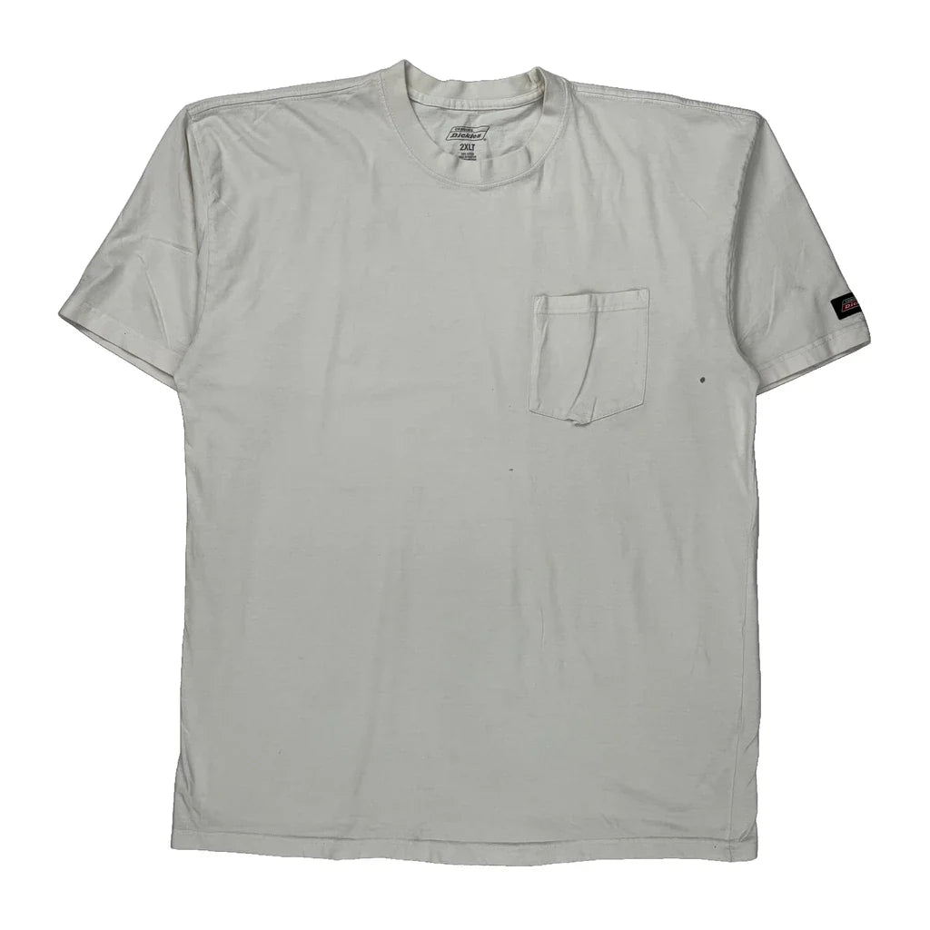 Buy Dickies T-Shirt - 2XL White Cotton Refurbished - $29.47 Dickies T-Shirt - 2XL White Cotton Refurbished - Thrifted (note: this is a term often used to describe second- refurbished available on Cerqular