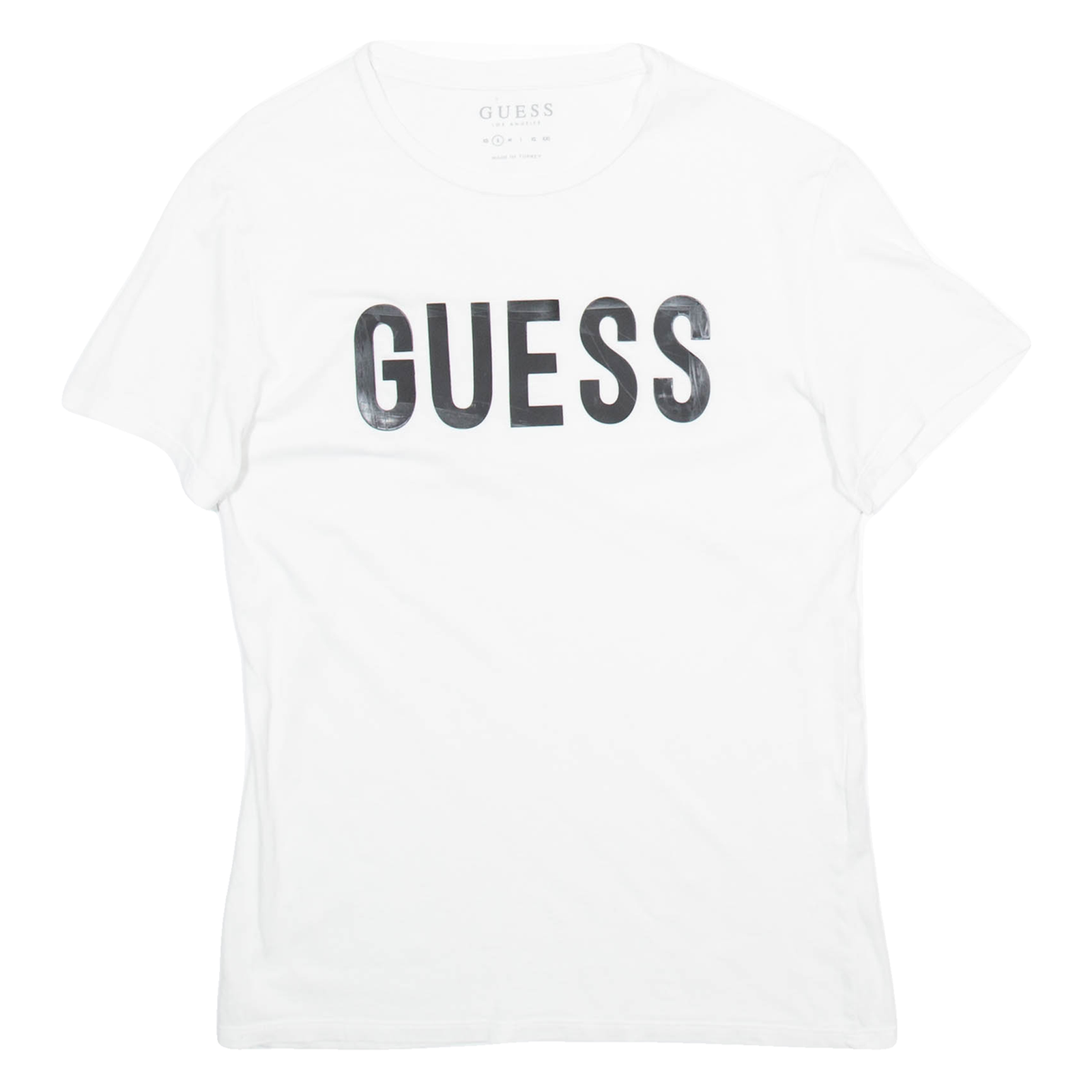 GUESS Mens T-Shirt White S Refurbished - N/A refurbished available on Cerqular