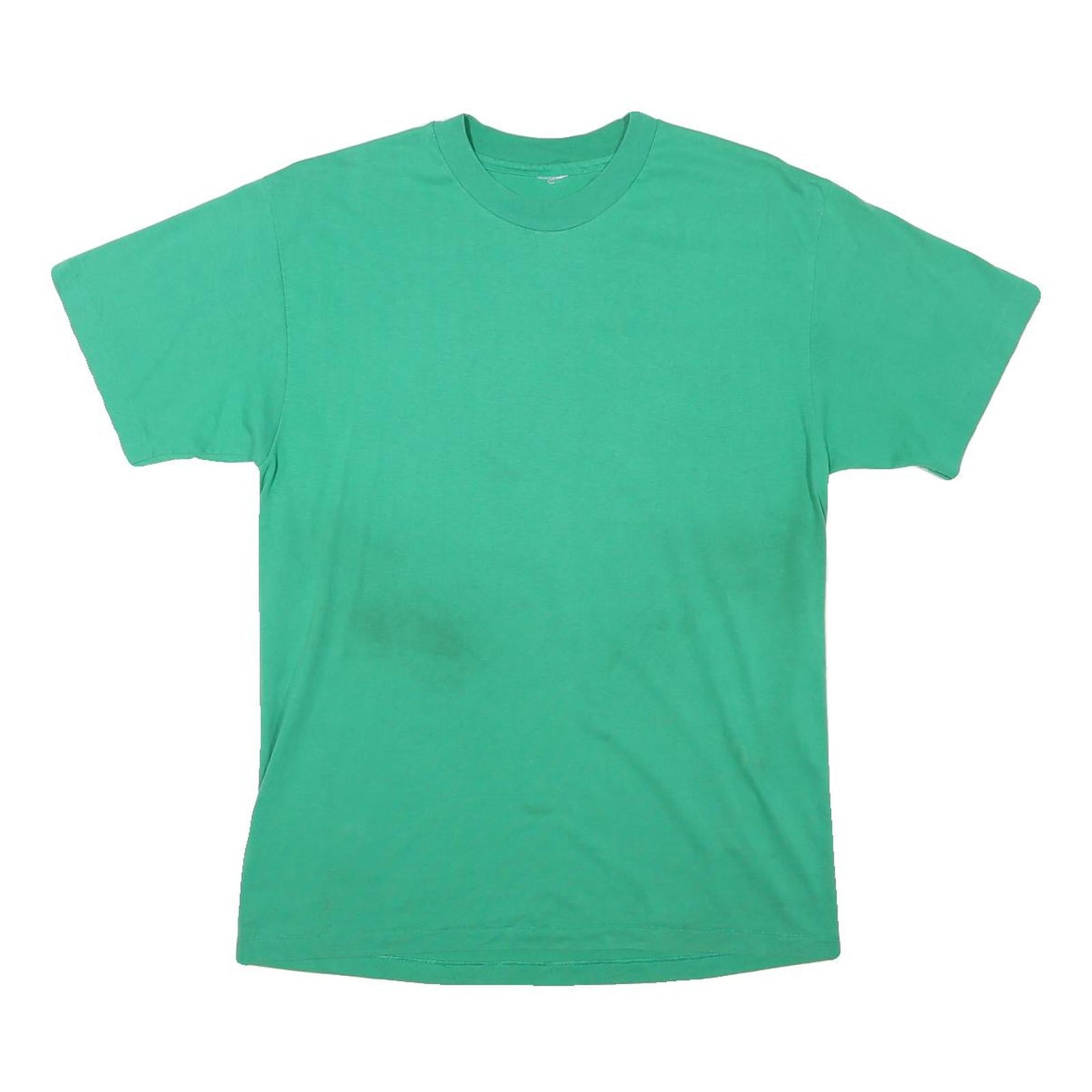 Buy Mens Green Crew Neck Short Sleeve Cotton Blend Graphic T-Shirt M Number 14 Refurbished - $11.69 Mens Green Crew Neck Short Sleeve Cotton Blend Graphic T-Shirt M Number 14 Refurbished - N/A refurbished available on Cerqular
