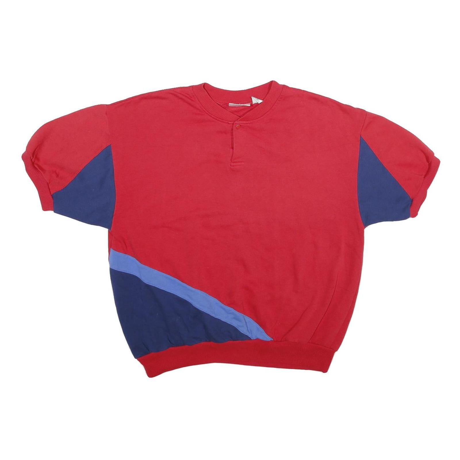 TRENT SPORT Womens Red & Navy Pullover Crew Neck 2XL Colour Block Sweatshirt Refurbished - N/A refurbished available on Cerqular