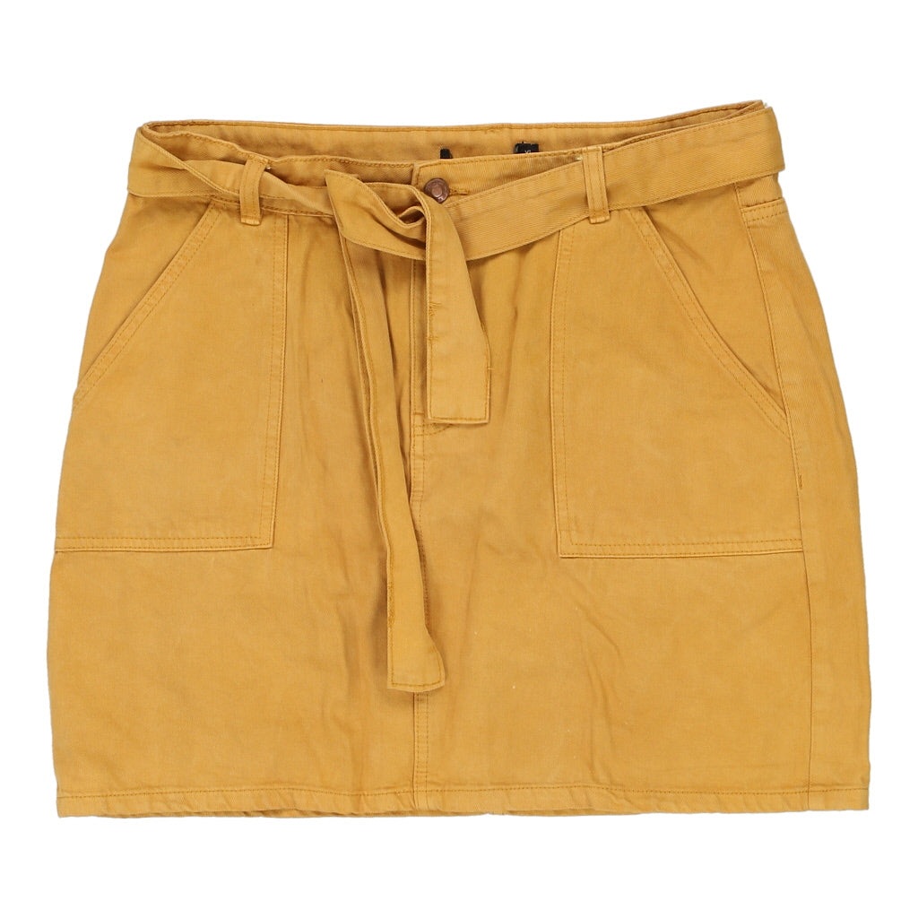 Buy Unbranded Skirt - XL Yellow Cotton Refurbished - $16.87 Unbranded Skirt - XL Yellow Cotton Refurbished - Thrifted (note: this is a term often used to describe second- refurbished available on Cerqular