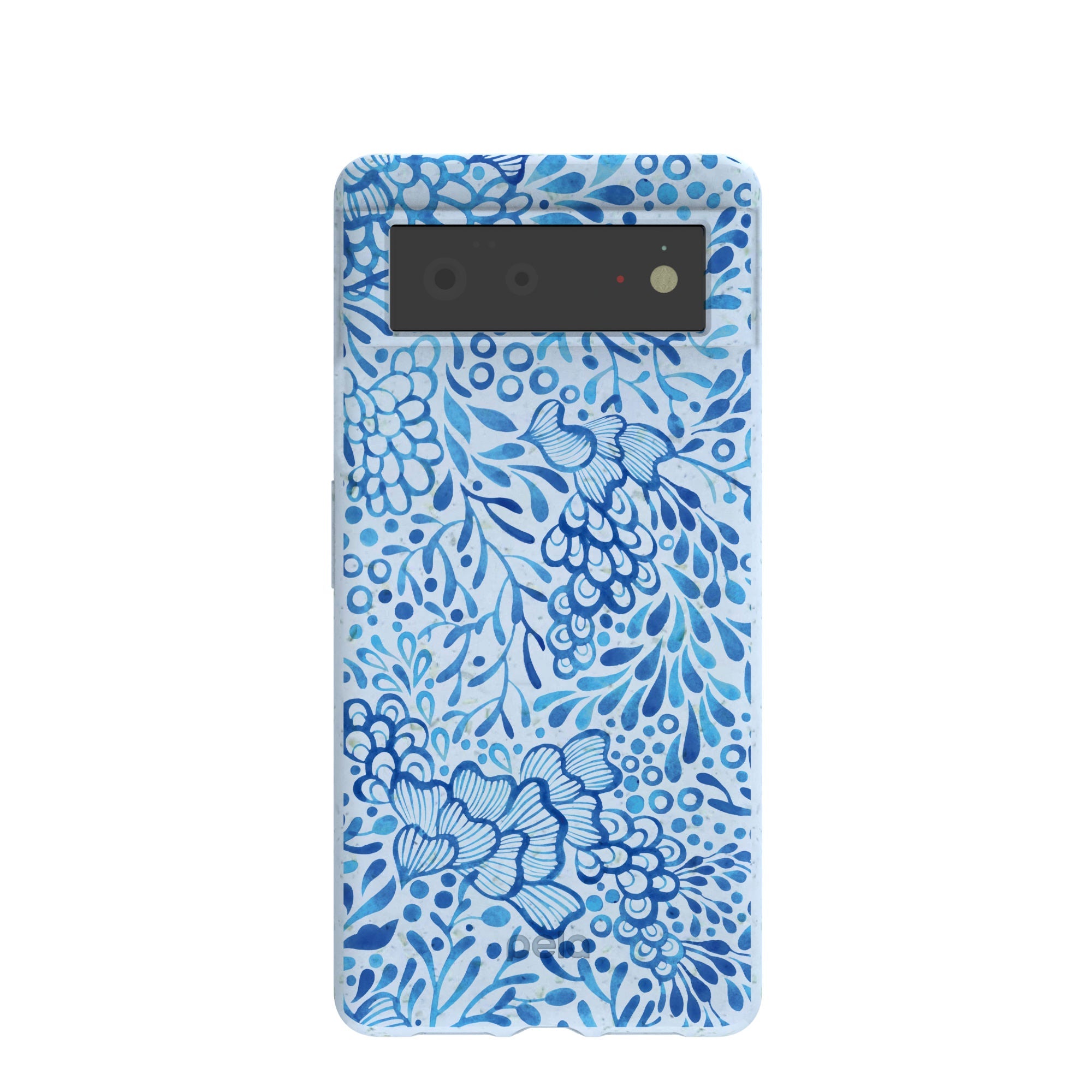 Powder Blue Reef Google Pixel 6 Case Refurbished - Pela Case refurbished available on Cerqular
