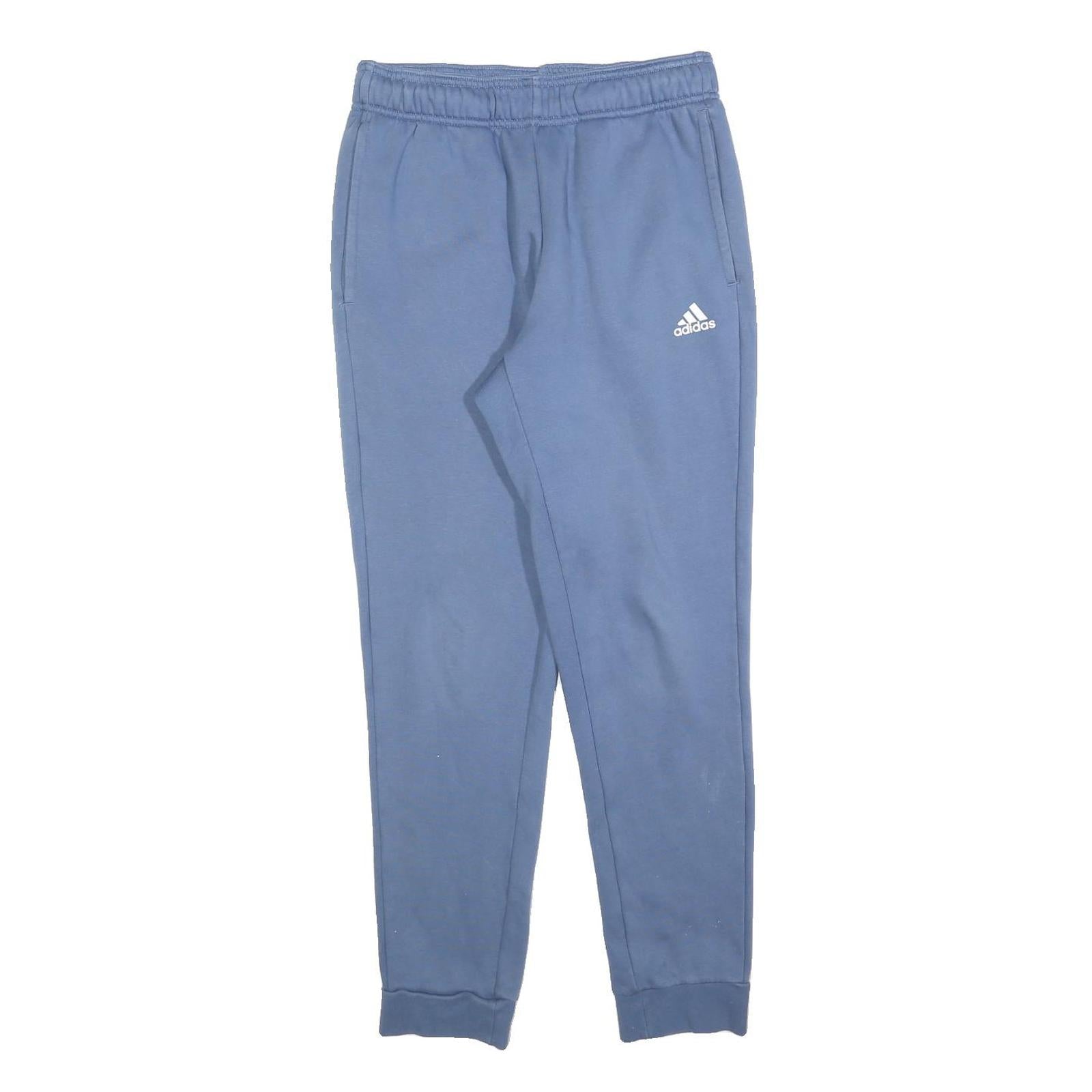 Buy ADIDAS Mens Joggers Blue S W26 L28 Slim Tapered Cotton Blend Casual Sportswear Refurbished - $25.99 ADIDAS Mens Joggers Blue S W26 L28 Slim Tapered Cotton Blend Casual Sportswear Refurbished - N/A refurbished available on Cerqular