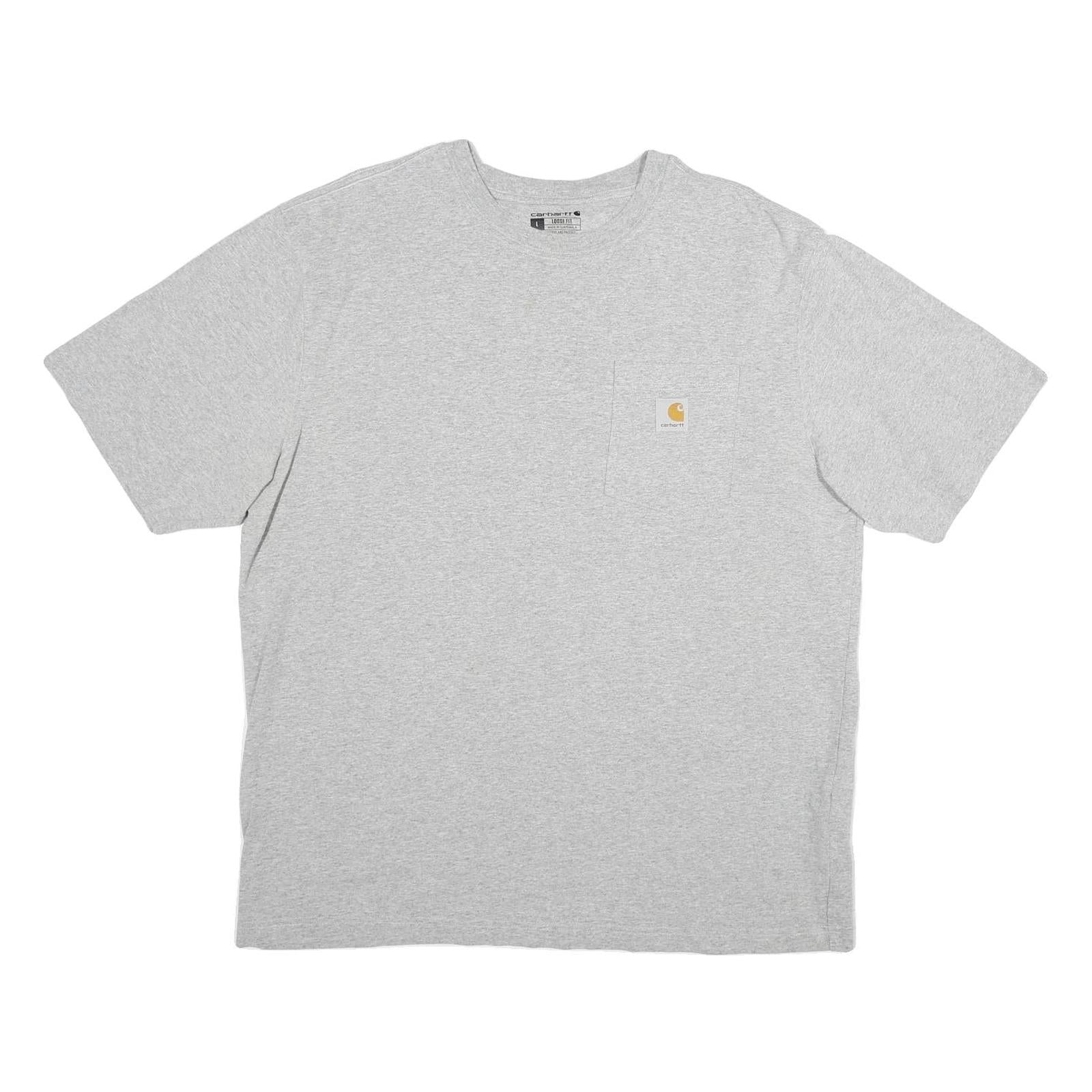 CARHARTT Mens Grey Gun Control Debate Graphic T-Shirt L Short Sleeve Crew Neck Refurbished - N/A refurbished available on Cerqular