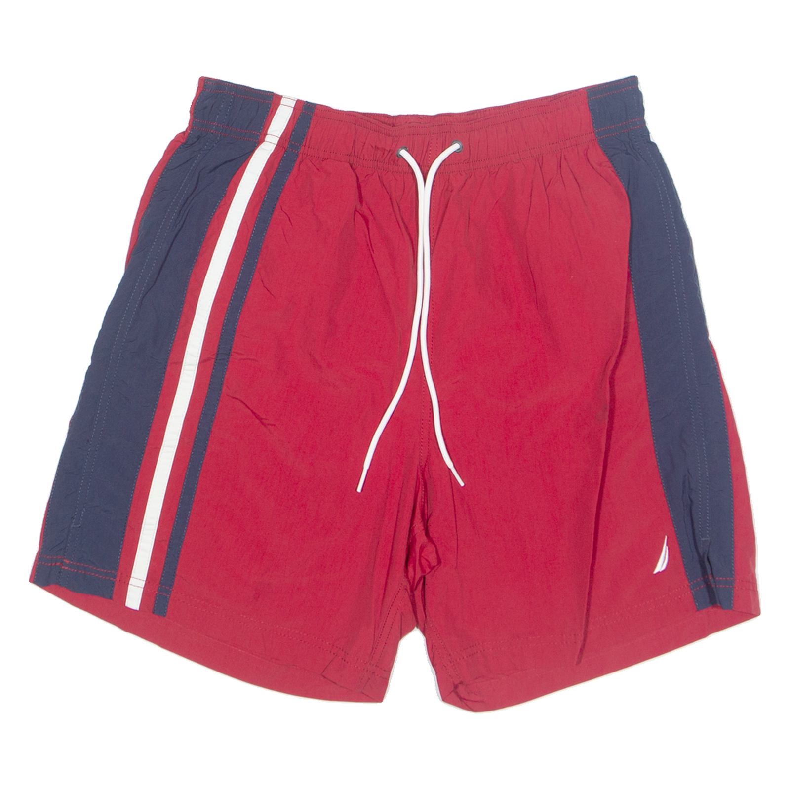 NAUTICA Mesh Lined Mens Swimming Shorts Red Relaxed M W30 Refurbished - N/A refurbished available on Cerqular