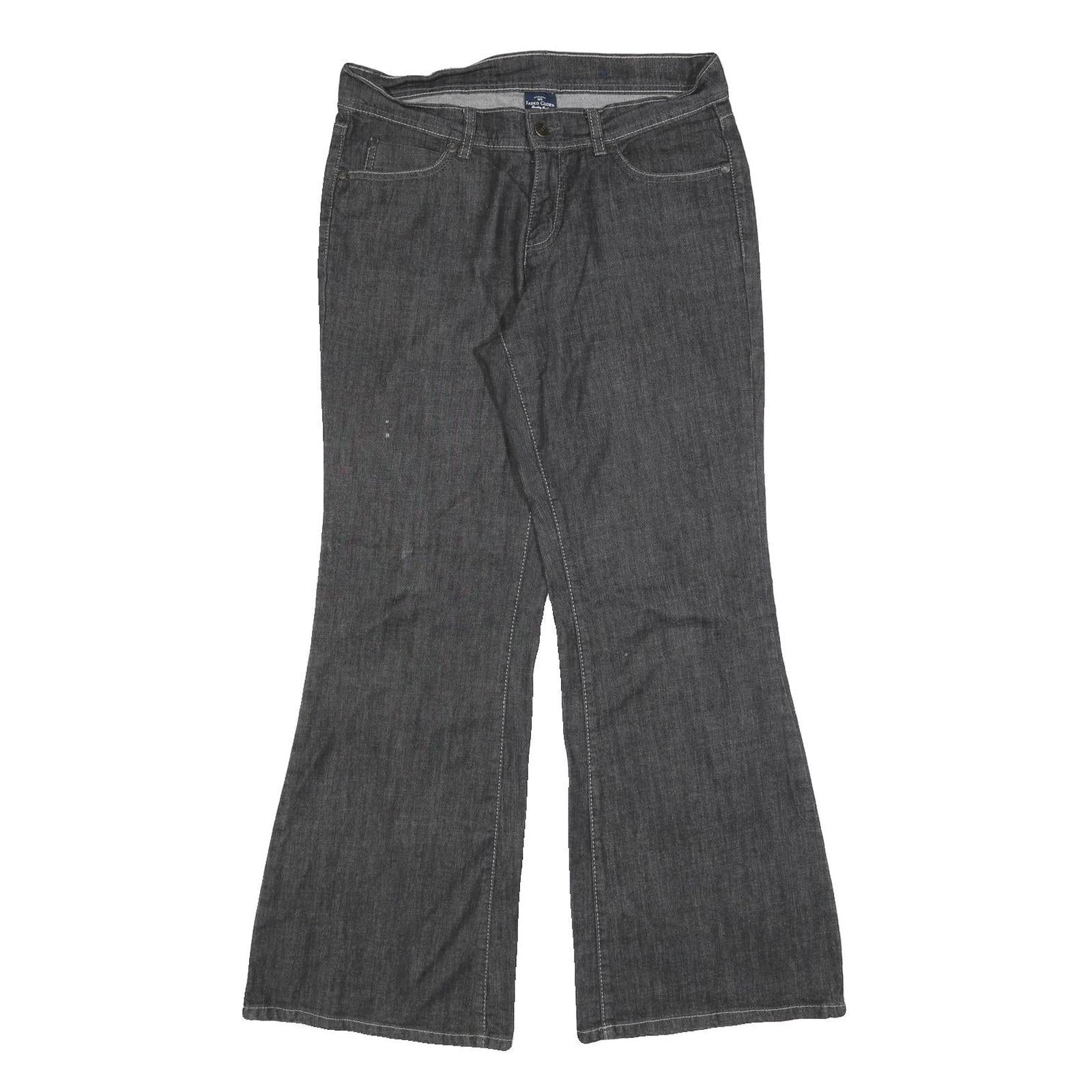 FADED GLORY Womens Jeans Black Regular Flared Denim W30 L30 Embroidered Pocket Refurbished - N/A refurbished available on Cerqular