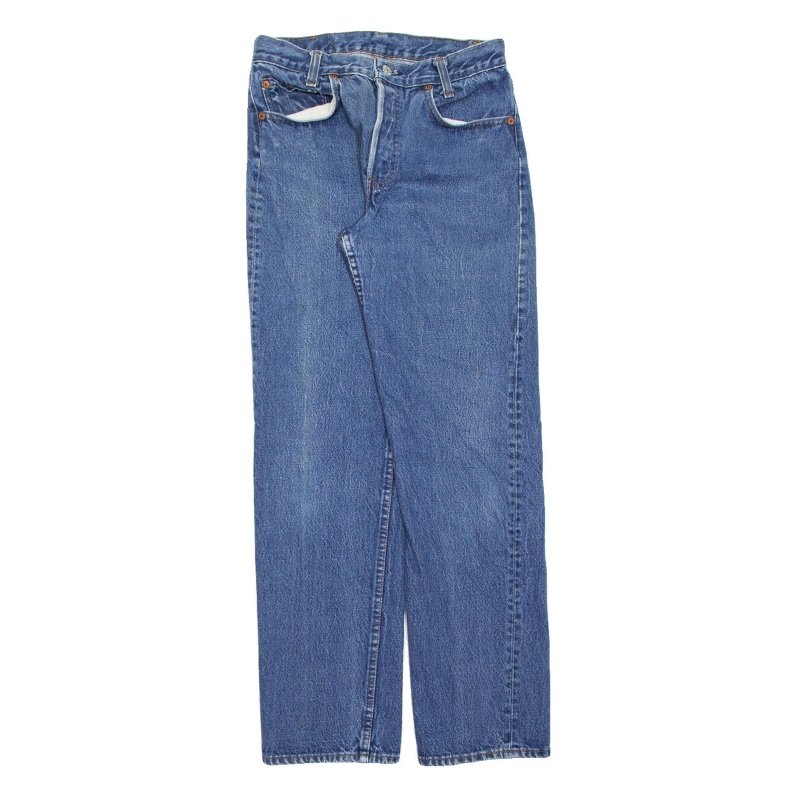 LEVI'S 701-0117 Student Womens Jeans Blue Slim Straight Stone Wash W28 L20 Refurbished - N/A refurbished available on Cerqular