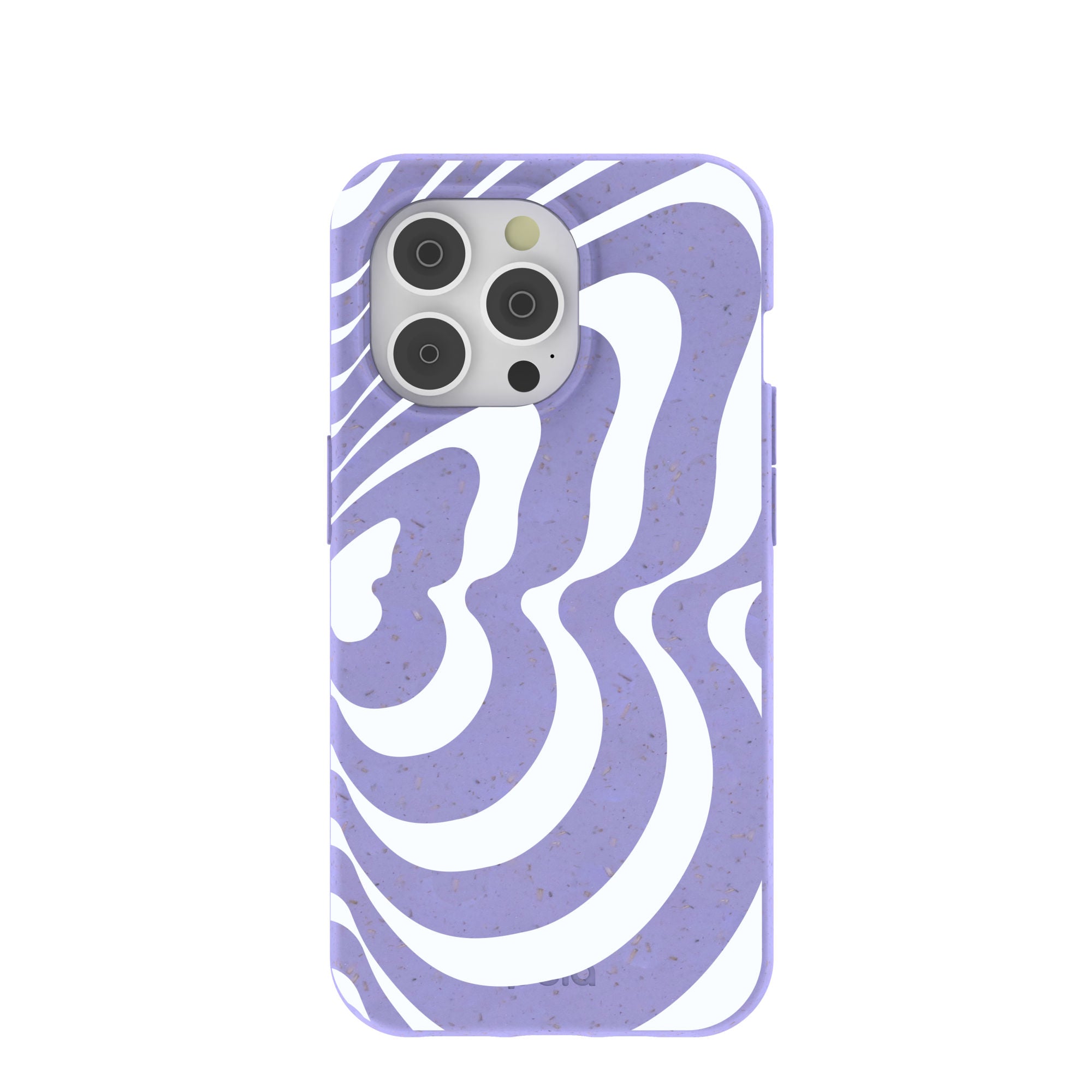 Lavender Flutter Right iPhone 14 Pro Case Refurbished - Pela Case refurbished available on Cerqular