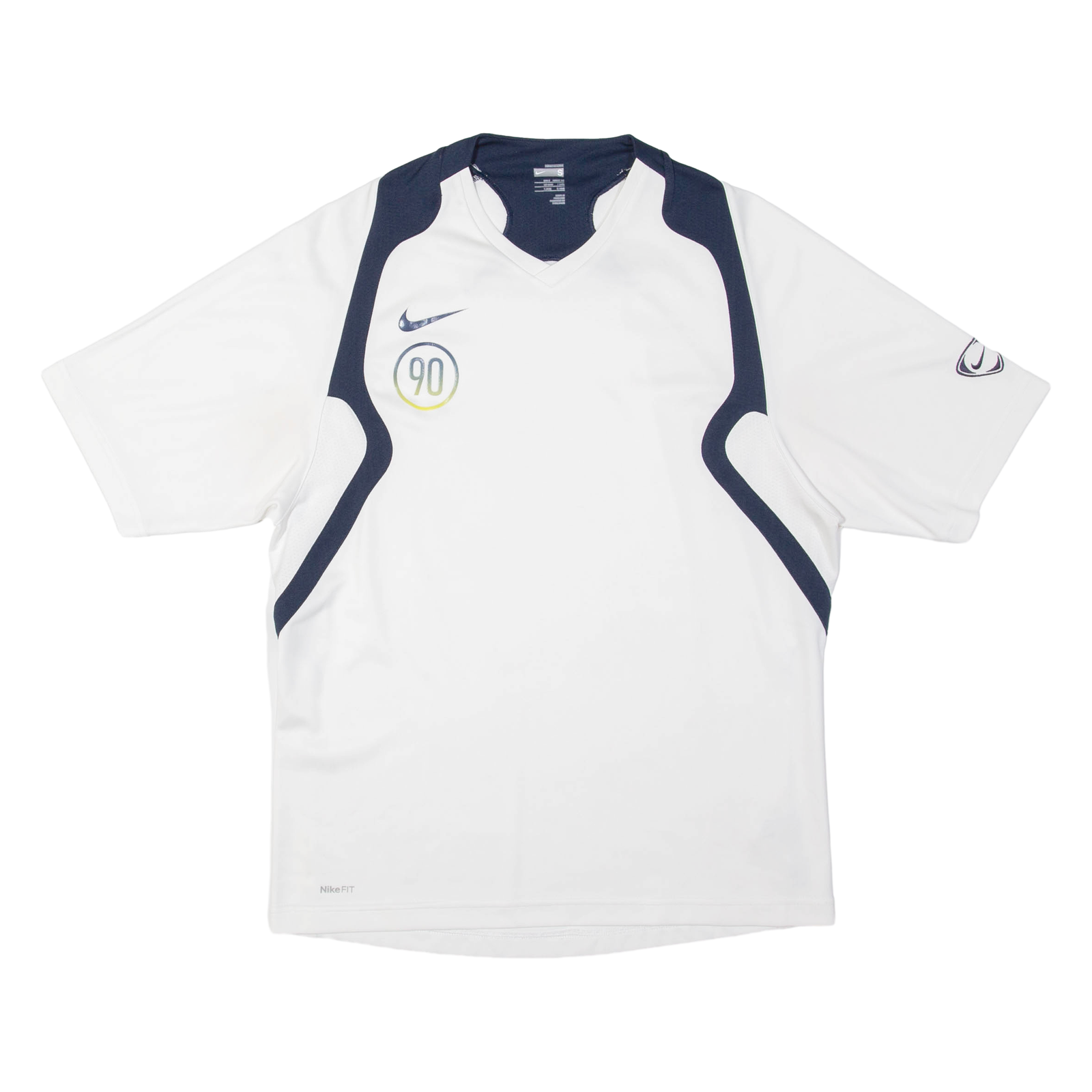 NIKE Mens Football Shirt T-Shirt White V-Neck S Refurbished - N/A refurbished available on Cerqular