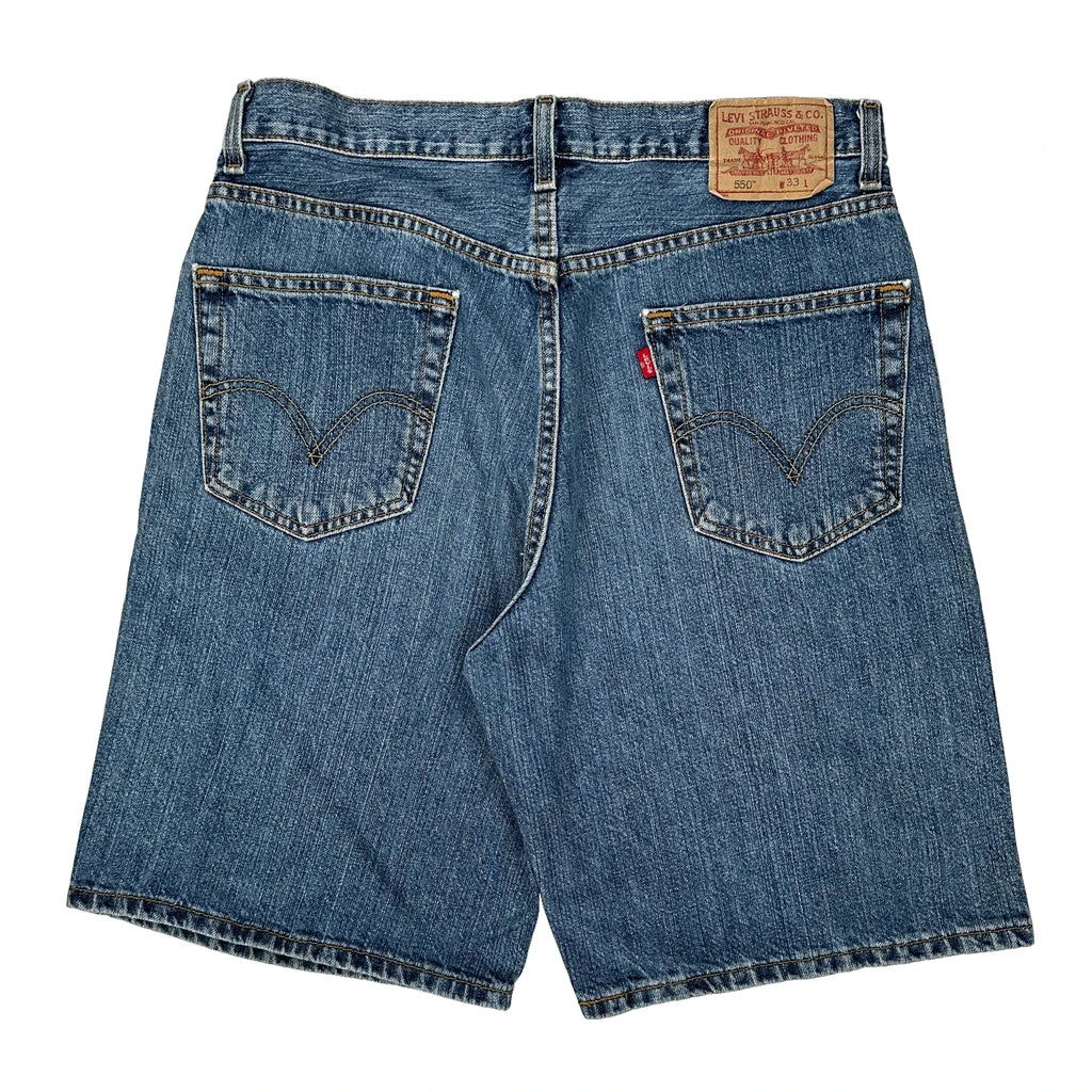 Buy Levis Denim Shorts - 33W 10L Blue Cotton Refurbished - $39.85 Levis Denim Shorts - 33W 10L Blue Cotton Refurbished - Thrifted (note: this is a term often used to describe second- refurbished available on Cerqular