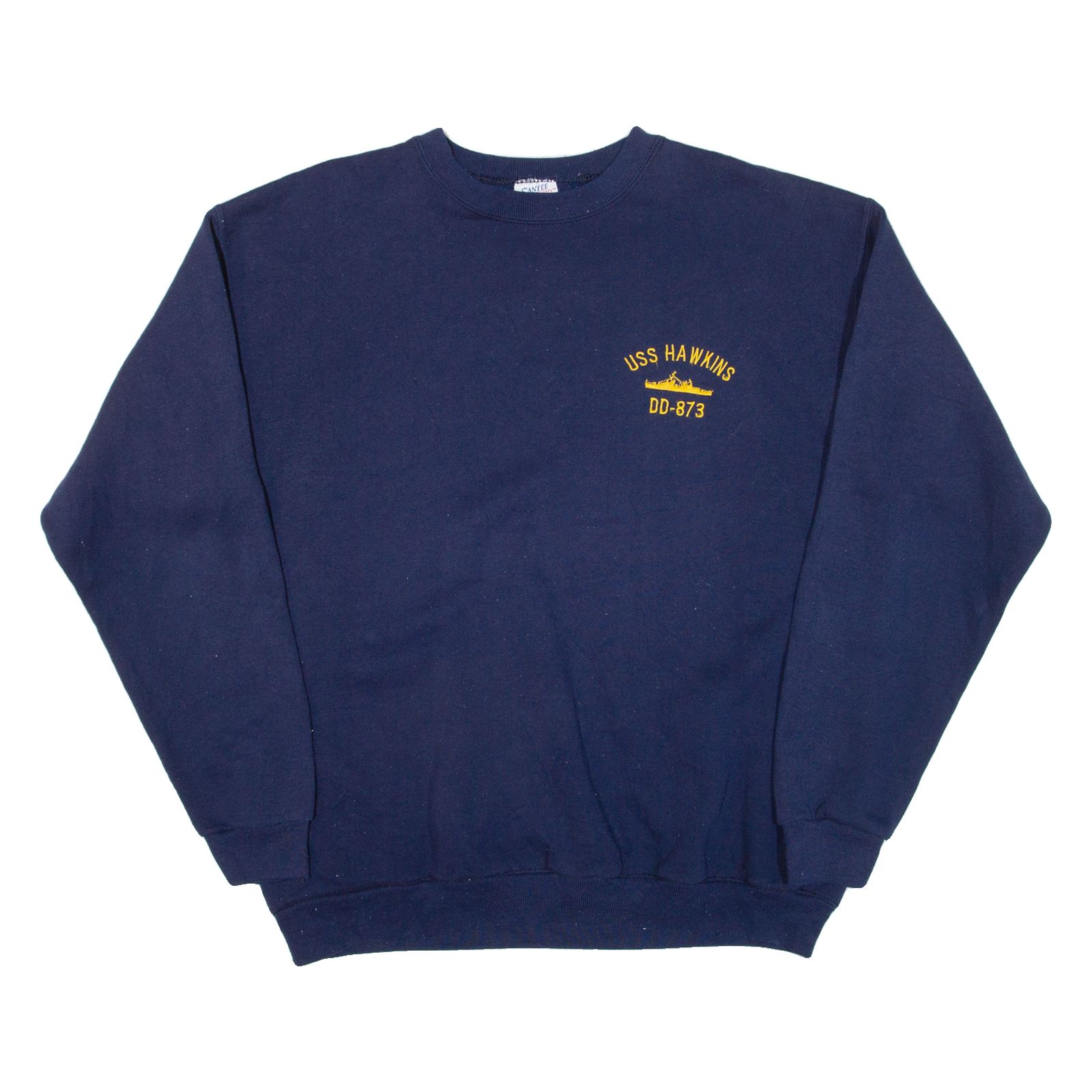 SANTEE Uss Hawkins Mens Sweatshirt Blue USA XL Refurbished - N/A refurbished available on Cerqular