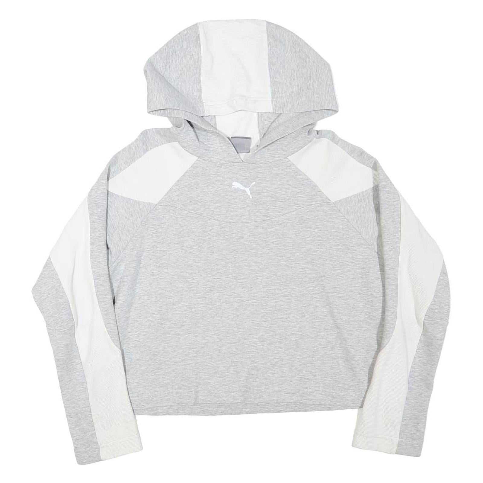 Buy PUMA Womens Grey & White Hoodie M Cotton Blend Pullover Casual Sportswear Refurbished - $35.09 PUMA Womens Grey & White Hoodie M Cotton Blend Pullover Casual Sportswear Refurbished - N/A refurbished available on Cerqular